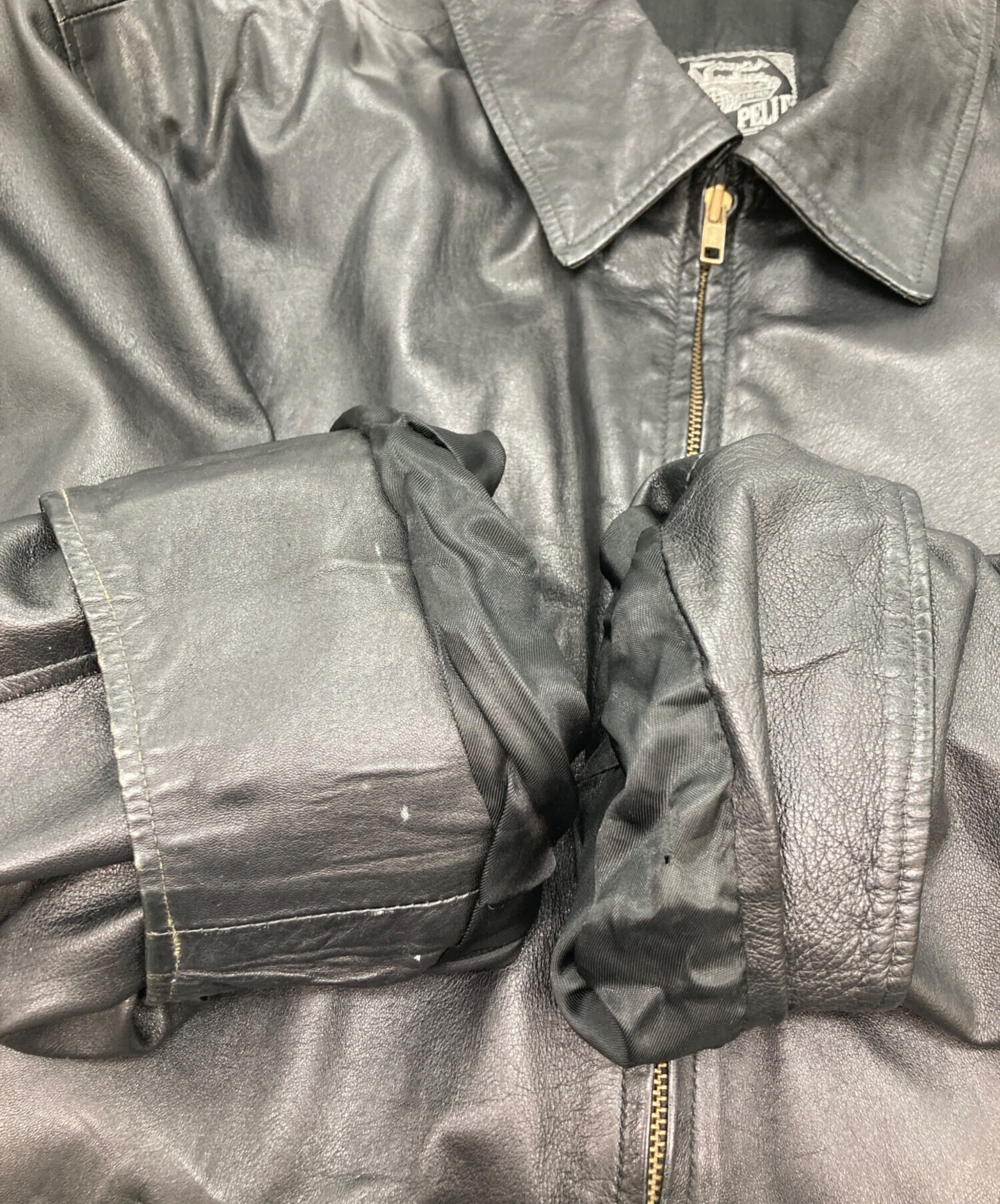 中古・古着通販】VERA PELLE (ベラペレ) レザージャケット ブラック