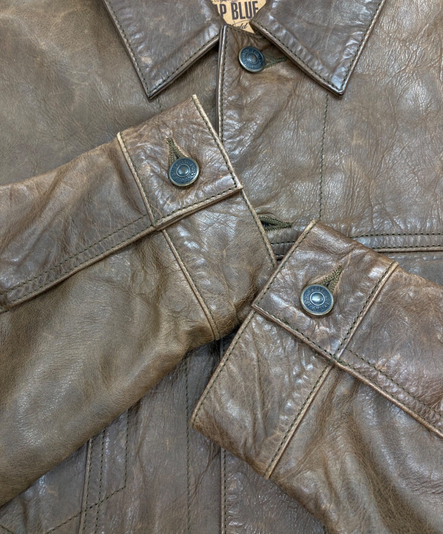 中古・古着通販】GAP (ギャップ) 4thタイプレザージャケット ブラウン