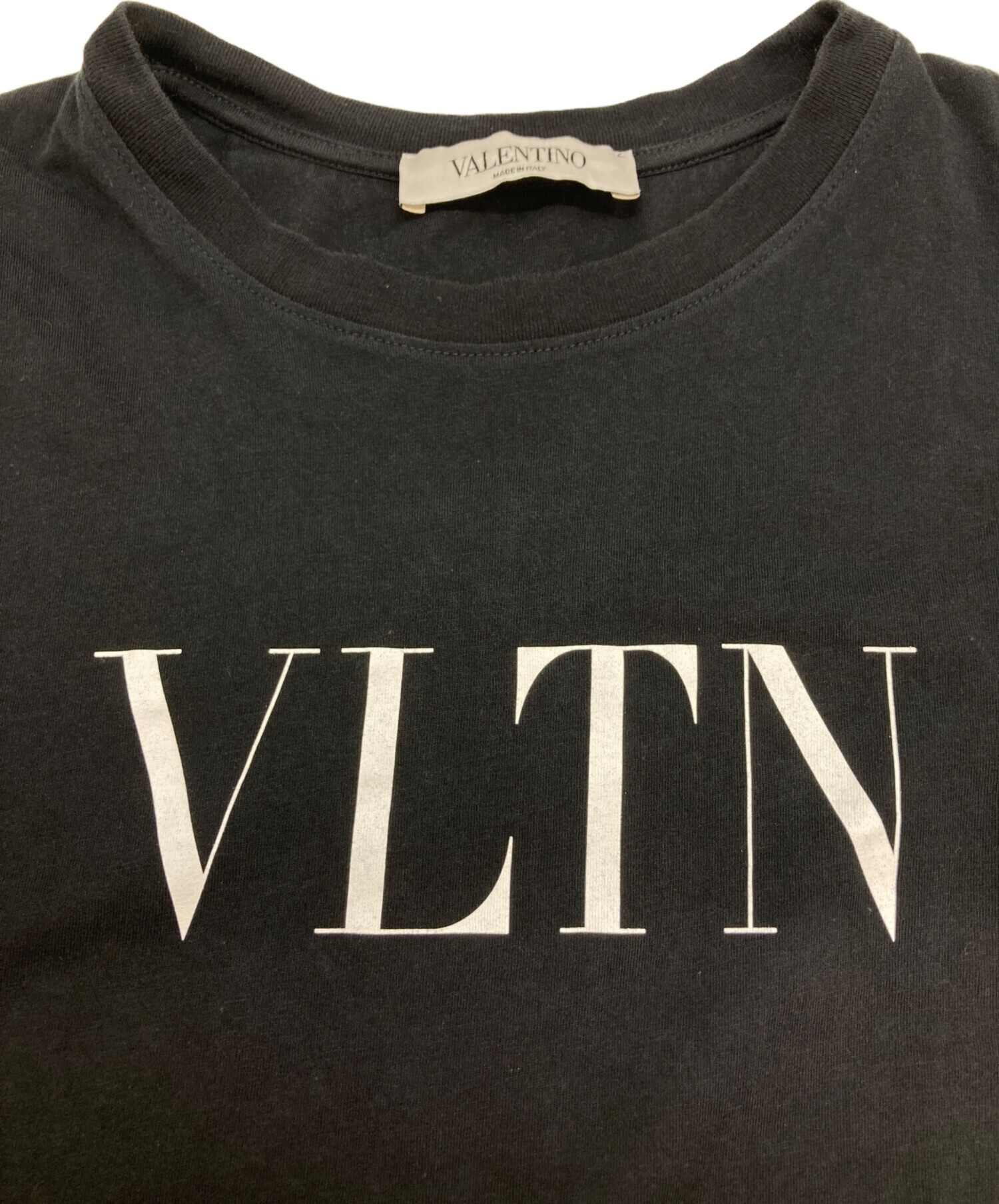 中古・古着通販】VALENTINO (ヴァレンティノ) ロゴTシャツ ブラック
