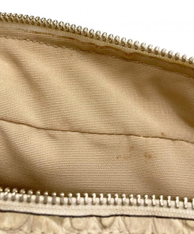 中古・古着通販】COACH (コーチ) クロコ型押し2WAYショルダーバッグ