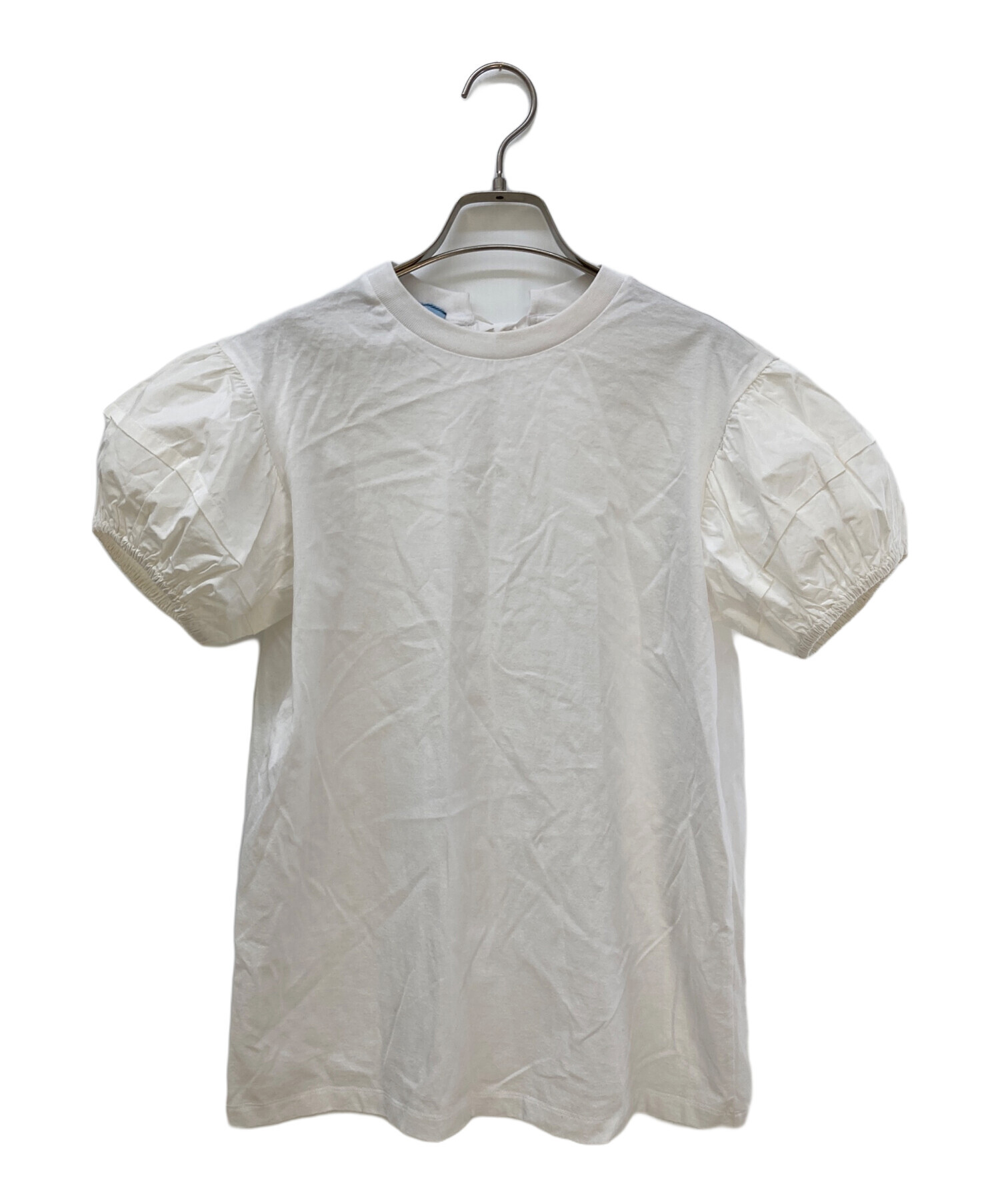 PRADA プラダ ブラウス M 白 【古着】【中古】【送料無料】 PRADA（プラダ）ブラウス 白 サイズ:38(S位) レディース/2200681090033