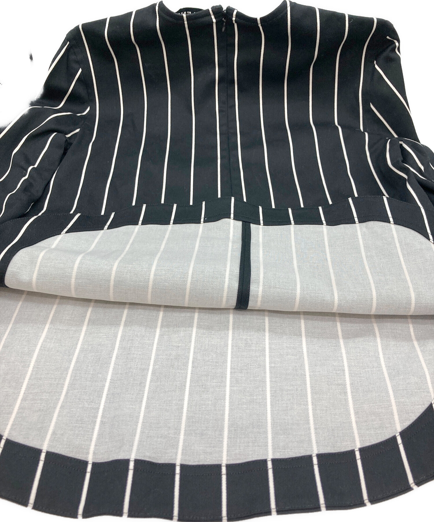 中古・古着通販】BALENCIAGA (バレンシアガ) ストライプブラウス