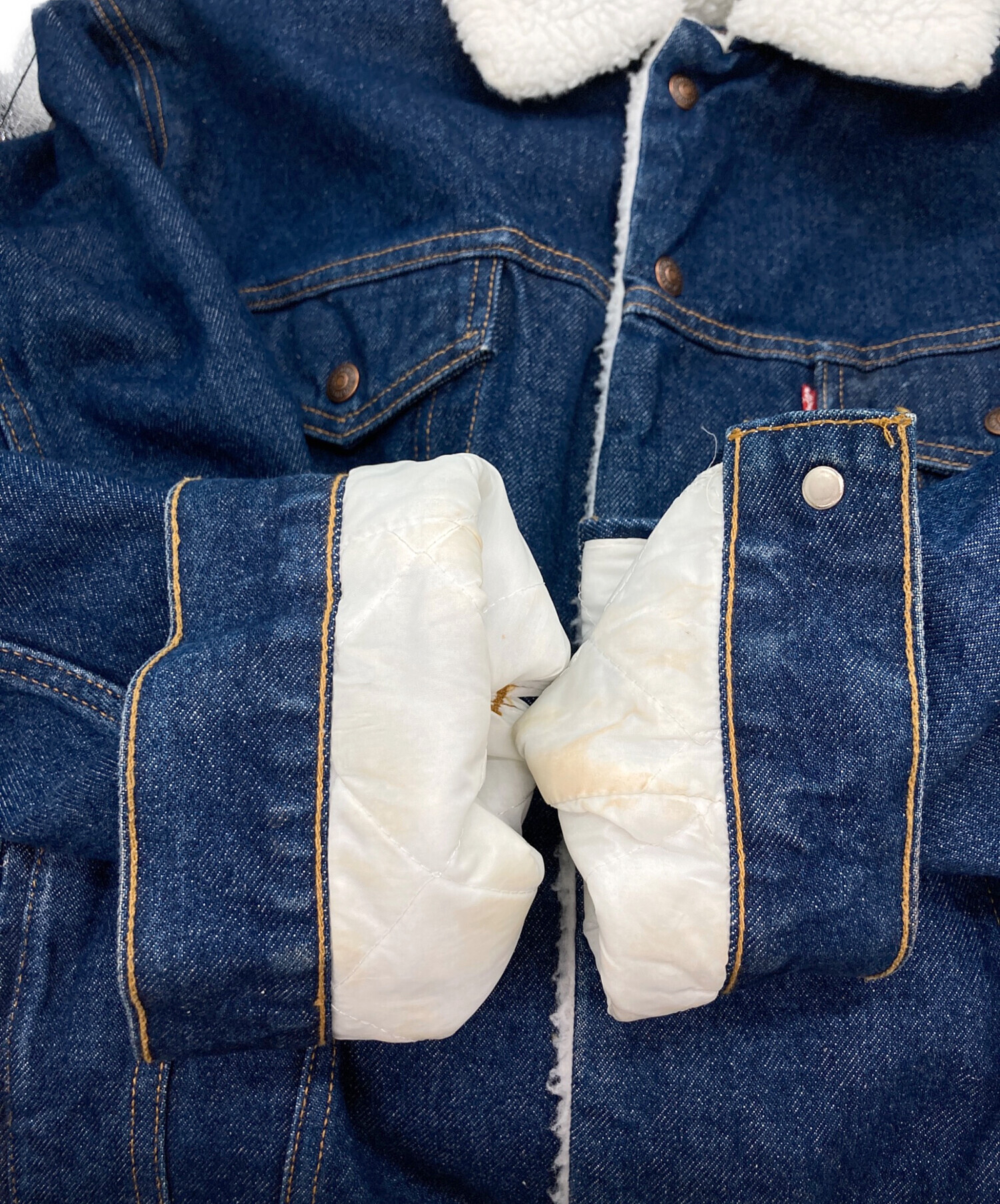 中古・古着通販】LEVI'S (リーバイス) 裏ボアジャケット インディゴ