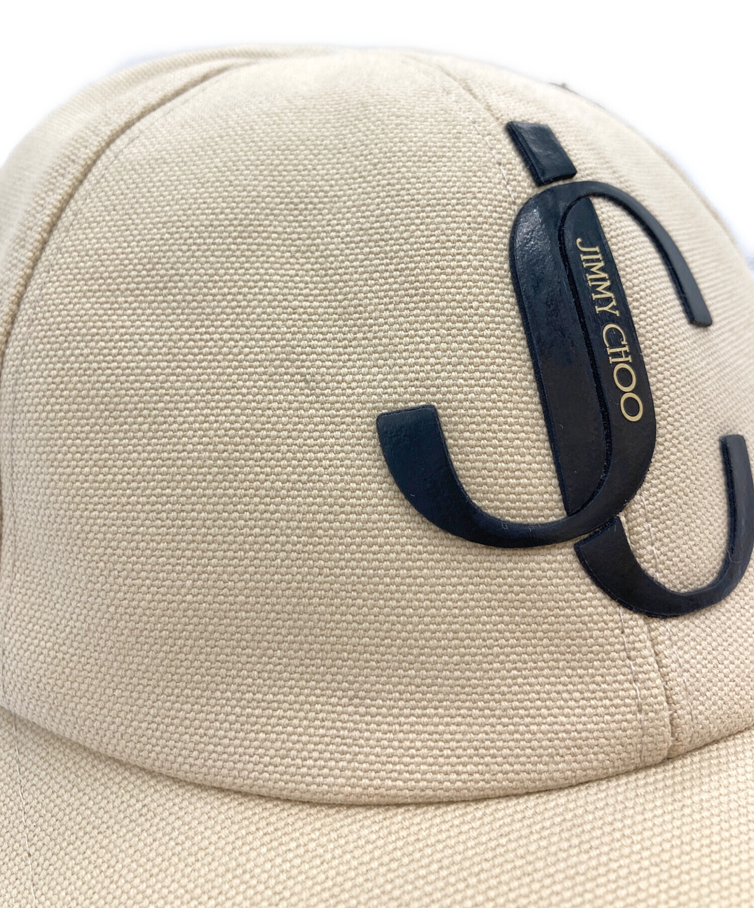 中古・古着通販】JIMMY CHOO (ジミーチュウ) キャップ ベージュ