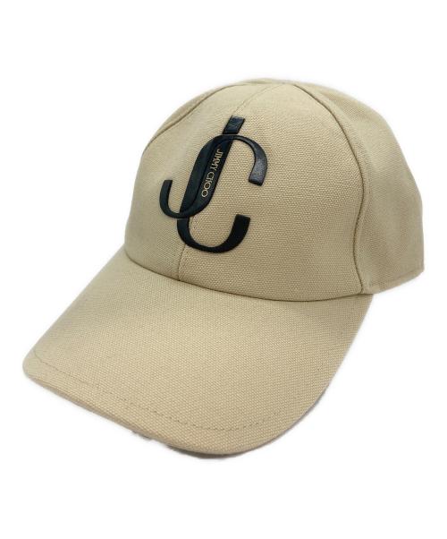 【新品】JIMMY CHOO キャップ ML ベージュ 中古・古着通販】JIMMY CHOO (ジミーチュウ) キャップ ベージュ