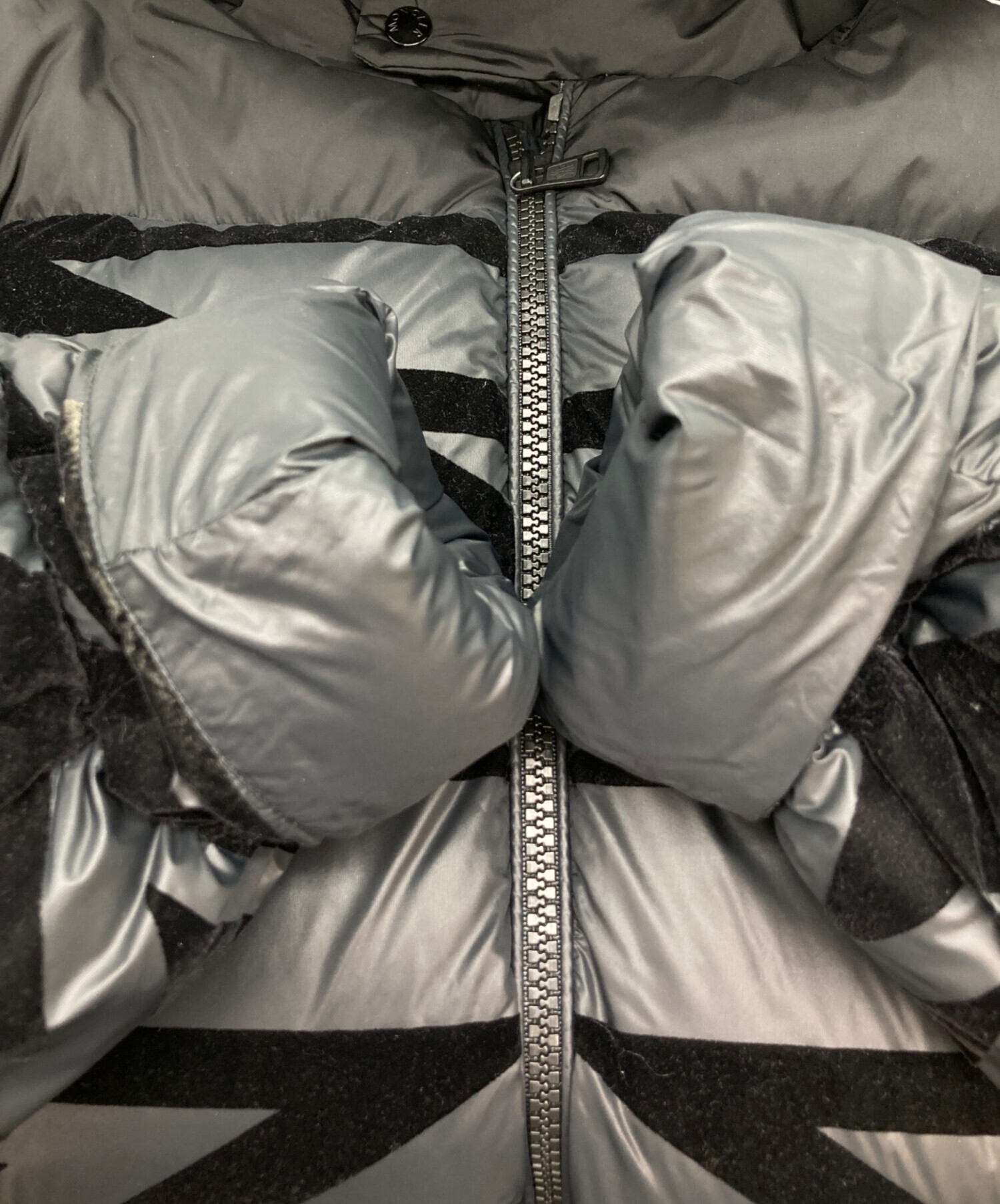 中古・古着通販】MONCLER (モンクレール) ダウンジャケット ブラック