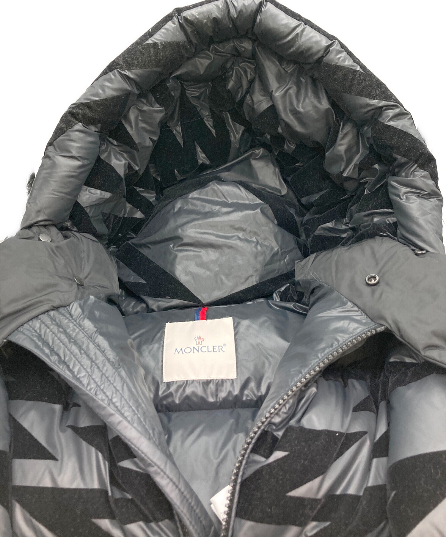 中古・古着通販】MONCLER (モンクレール) ダウンジャケット ブラック
