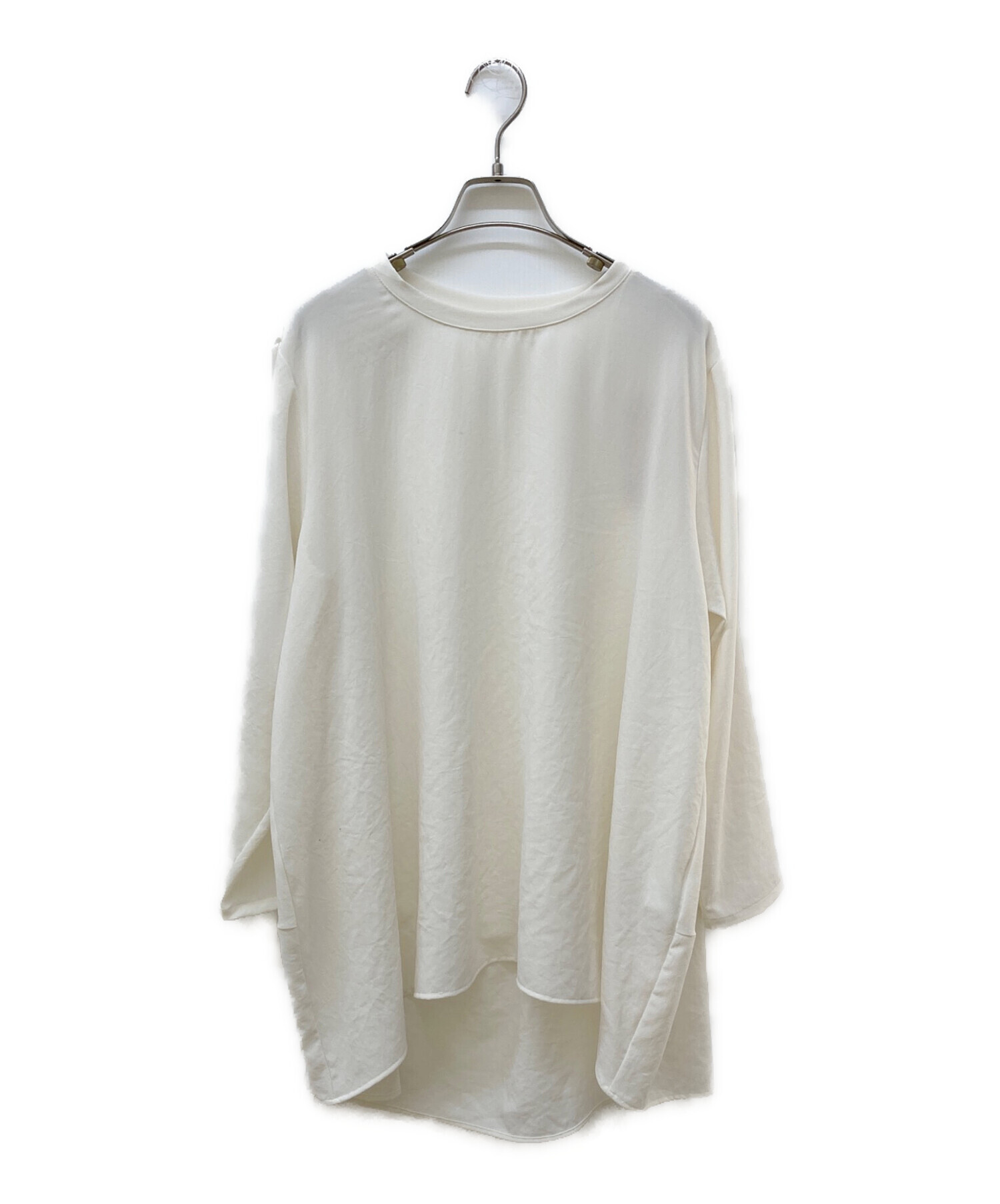 中古・古着通販】BEARDSLEY (ビアズリー) 後ろドレープTブラウス