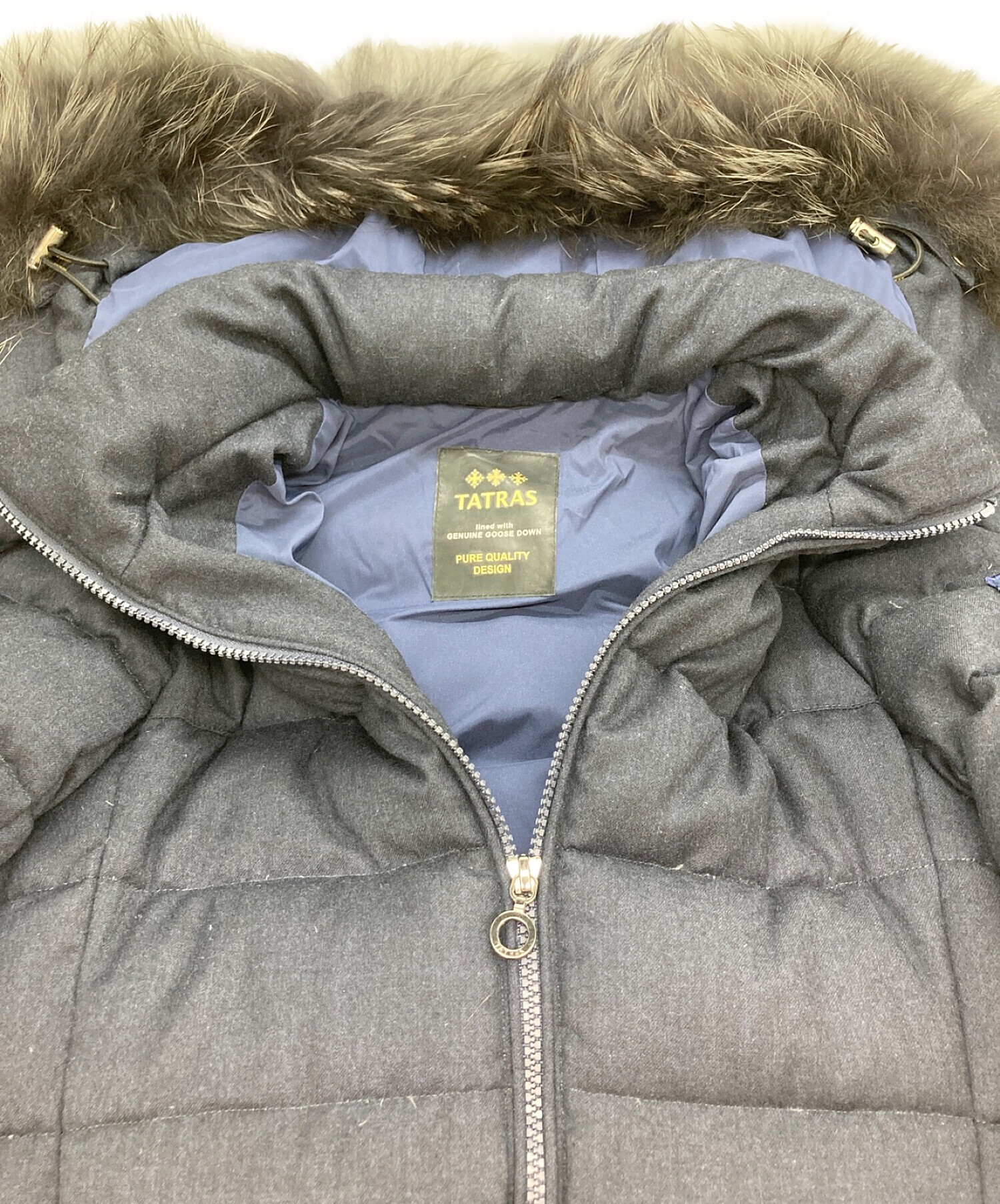 中古・古着通販】TATRAS (タトラス) LAVIANA/ダウンコート ネイビー 
