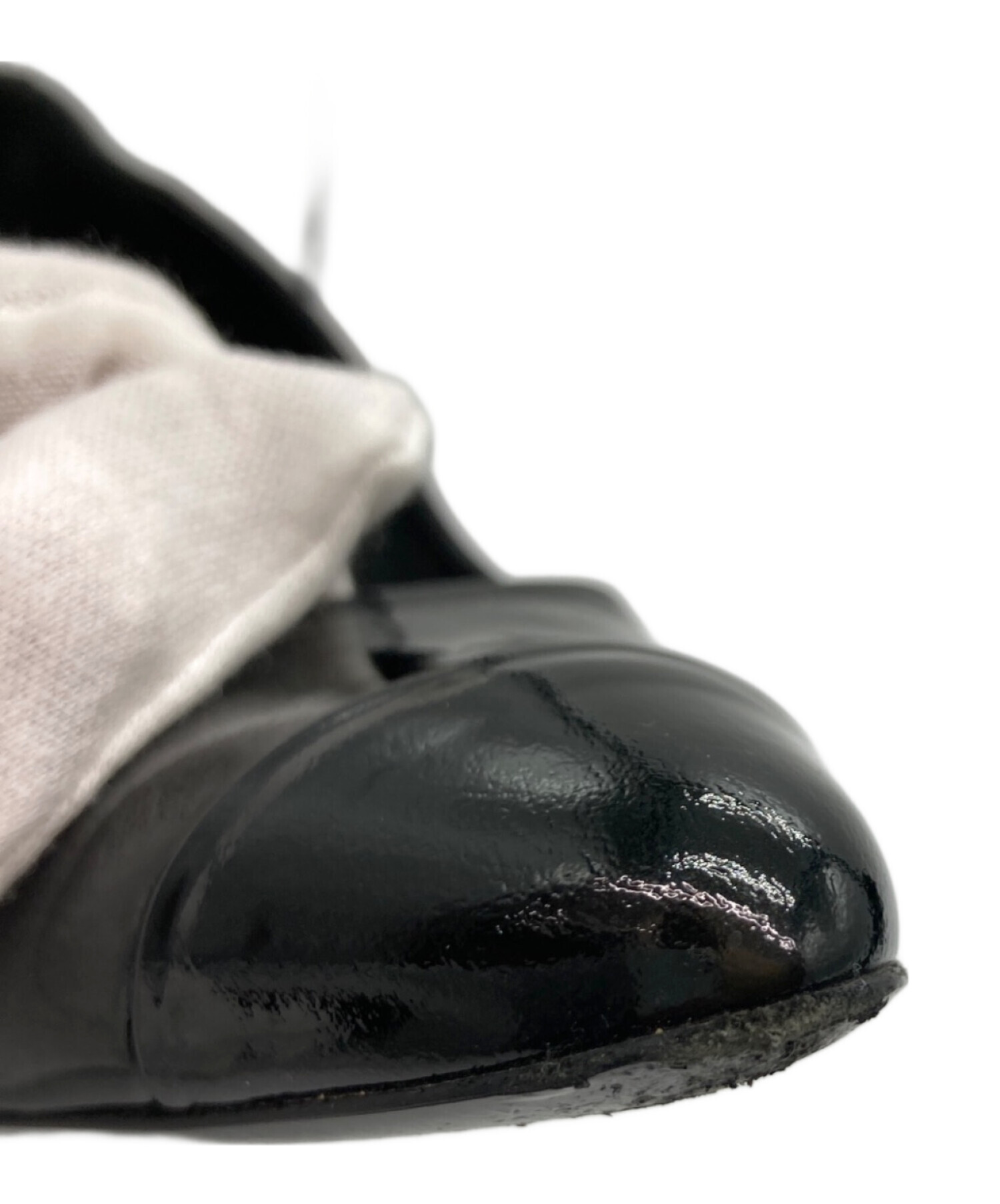 CHANEL エナメルパンプス 中古・古着通販】CHANEL (シャネル) エナメルハイヒールパンプス