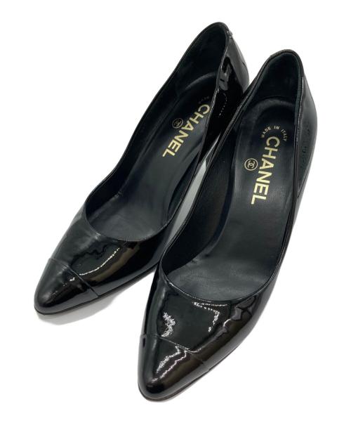 中古・古着通販】CHANEL (シャネル) エナメルハイヒールパンプス