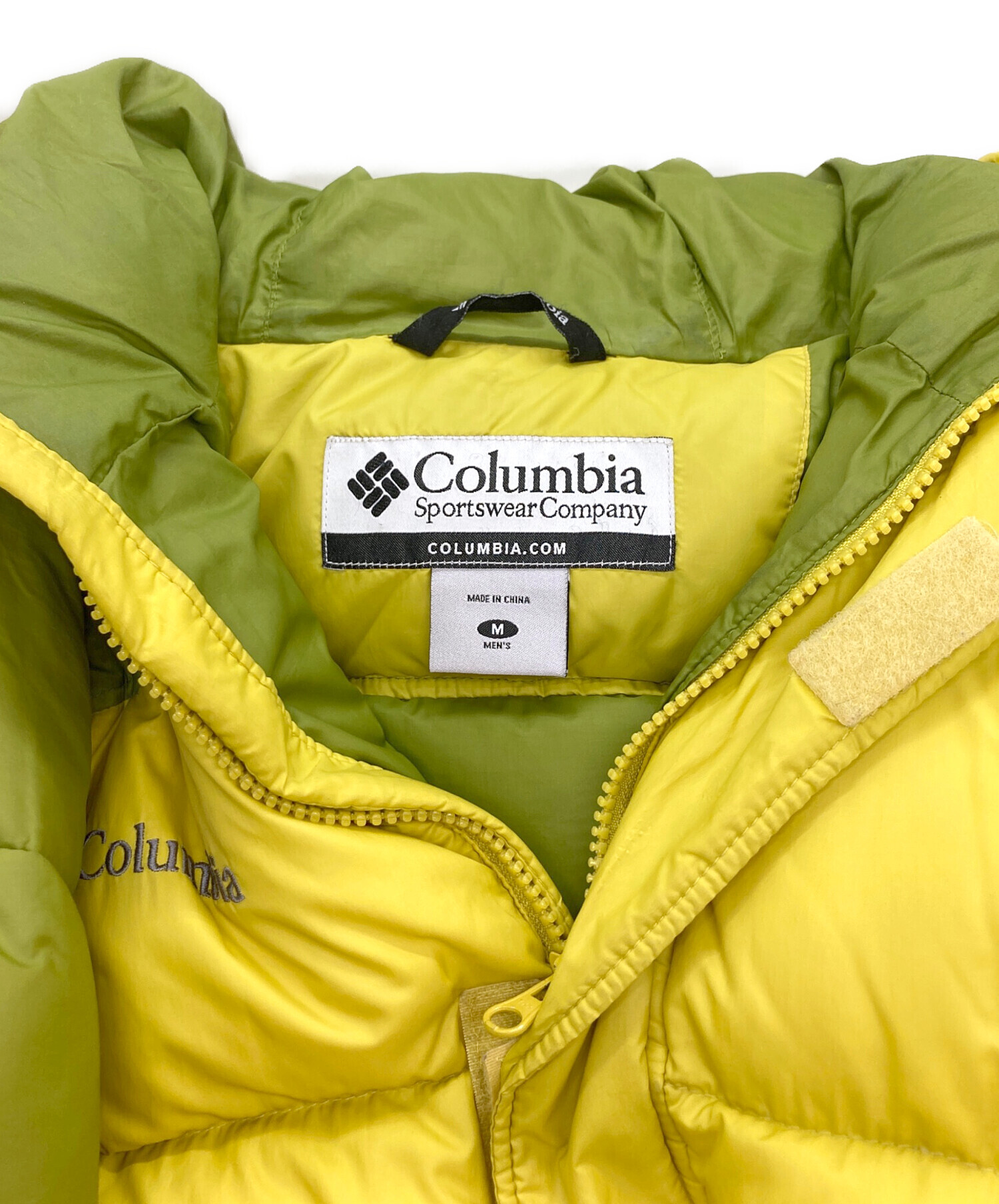 中古・古着通販】Columbia (コロンビア) ダウンジャケット イエロー