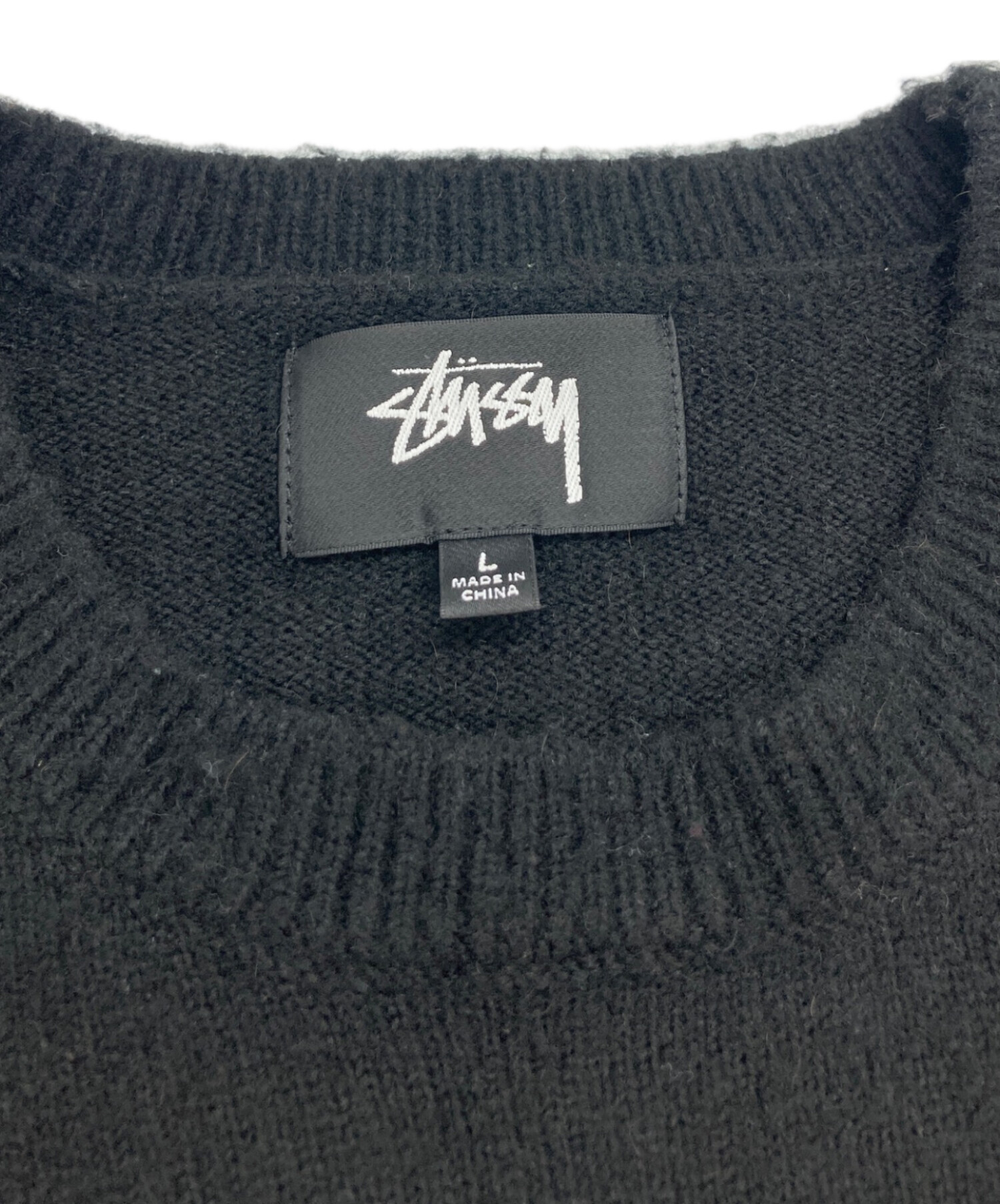 中古・古着通販】stussy (ステューシー) Gothic Sweater/クルーネック