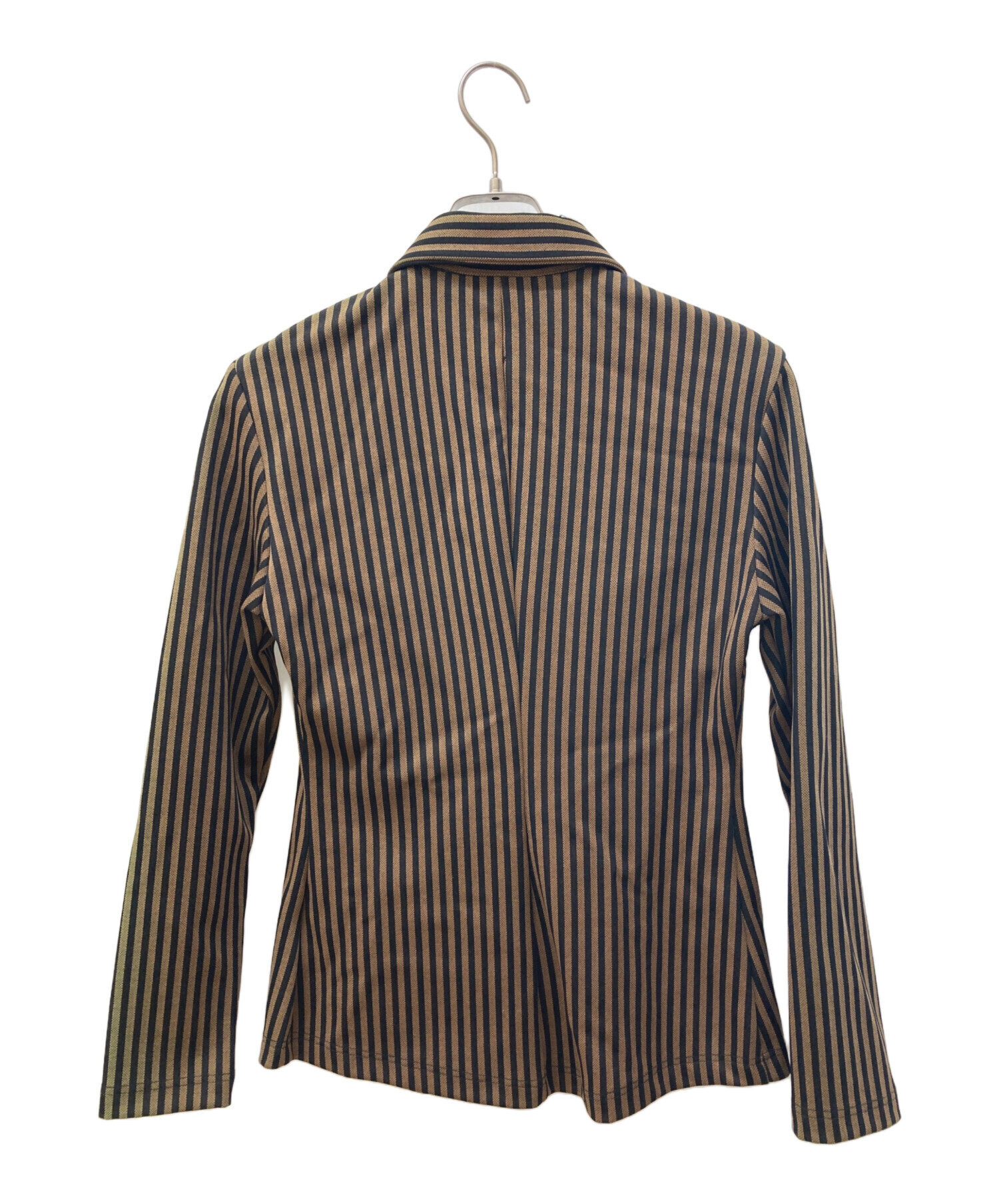 【FENDI】【未使用】ストライプシャツ39 中古・古着通販】FENDI (フェンディ) ストライプシャツ ブラウン