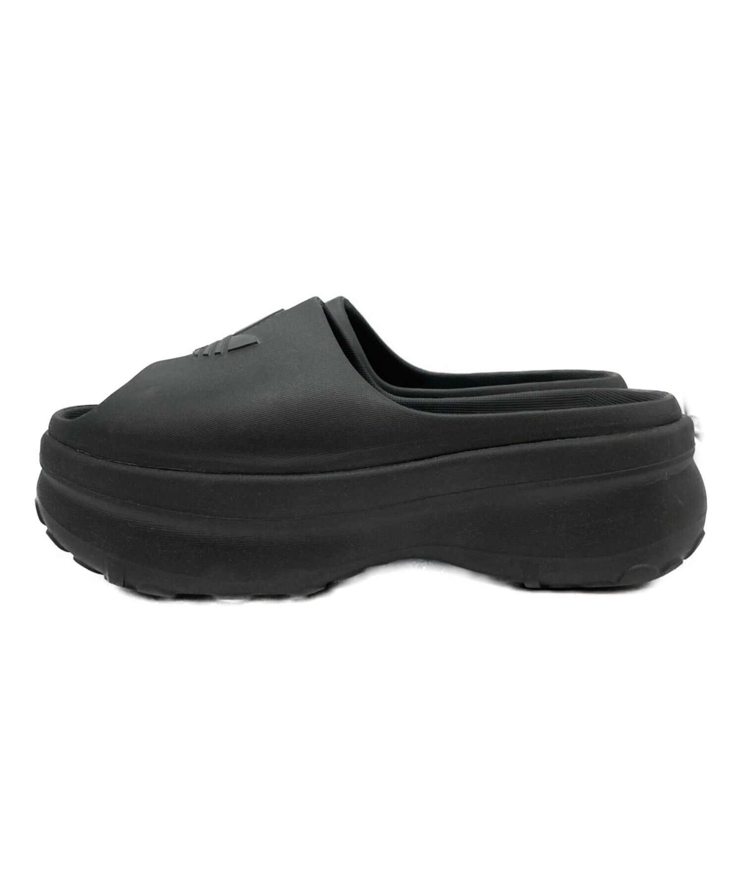  アディダス サンダル 8(26cm位) 黒 【古着】【中古】 中古・古着通販】adidas (アディダス) サンダル ブラック サイズ:UK6