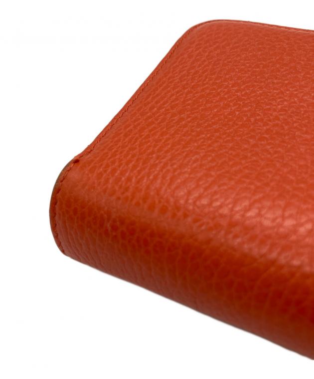 中古・古着通販】GUCCI (グッチ) インターロッキングG長財布 オレンジ