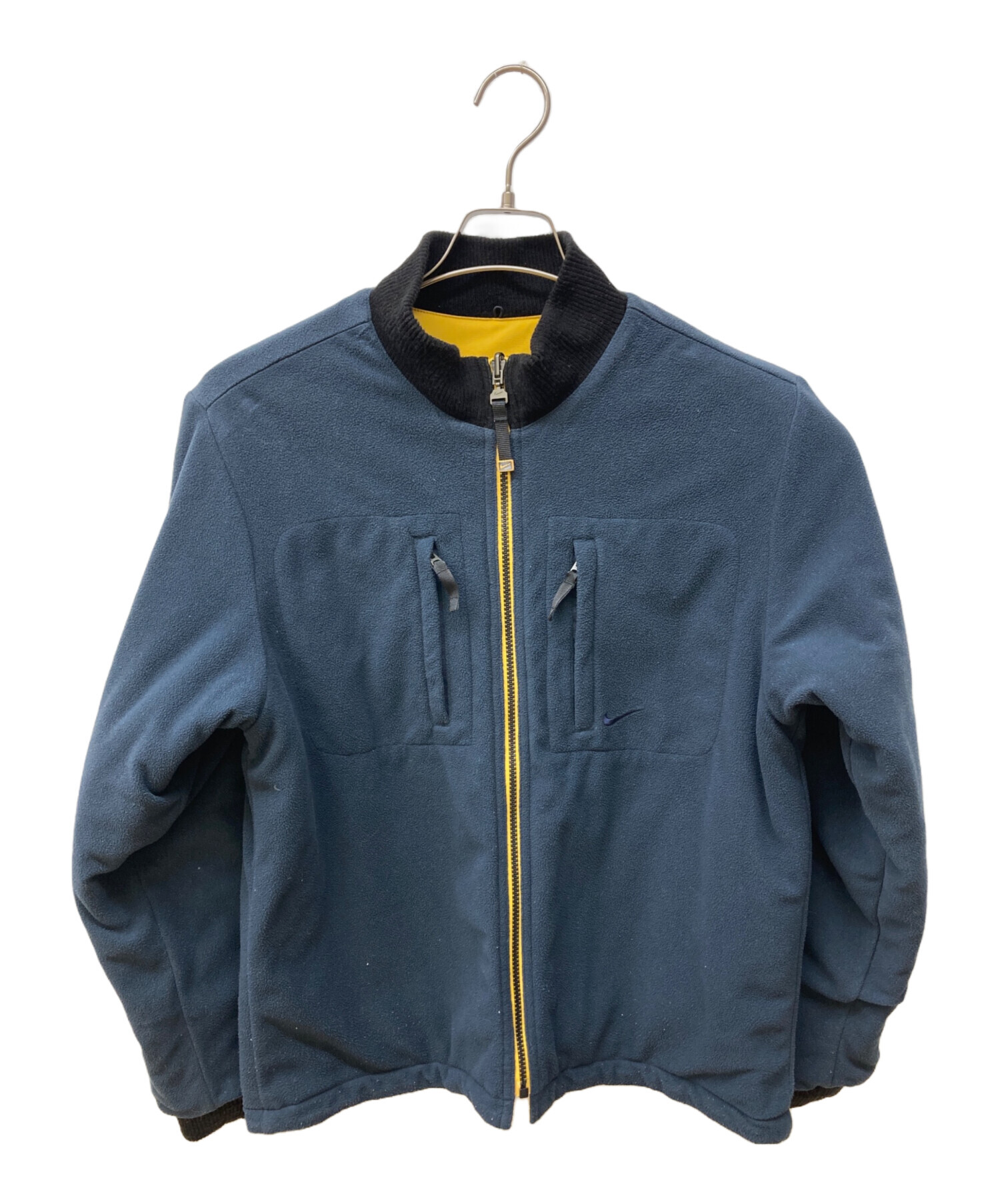 中古・古着通販】NIKE (ナイキ) リバーシブルジャケット イエロー 
