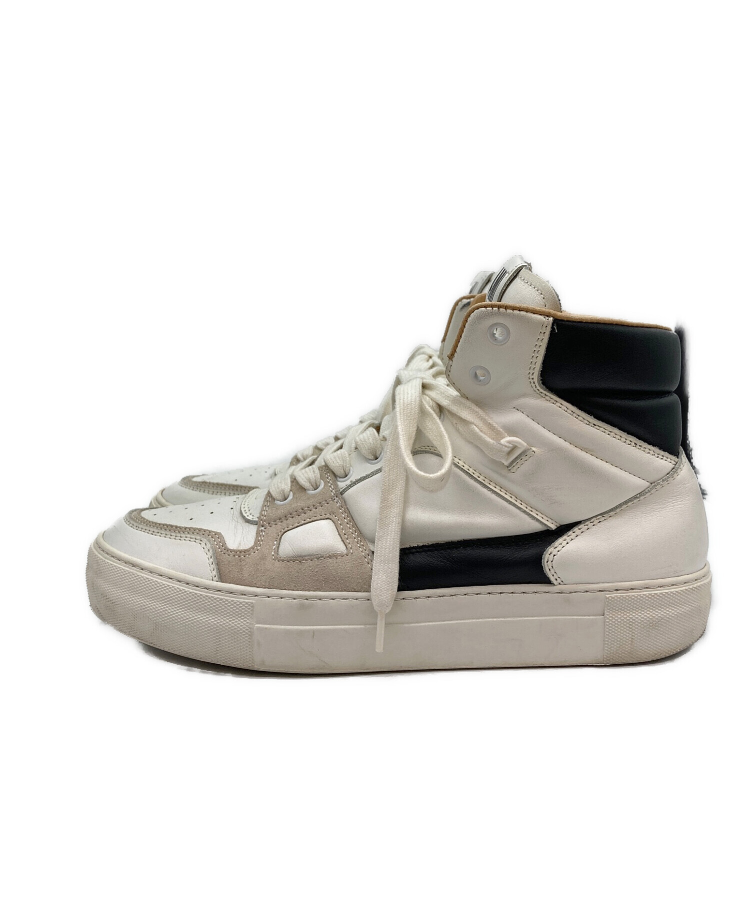 nページami paris アミパリス ホワイトXS 新品未使用 中古・古着通販】AMI PARIS (アミ パリス) ハイカットスニーカー