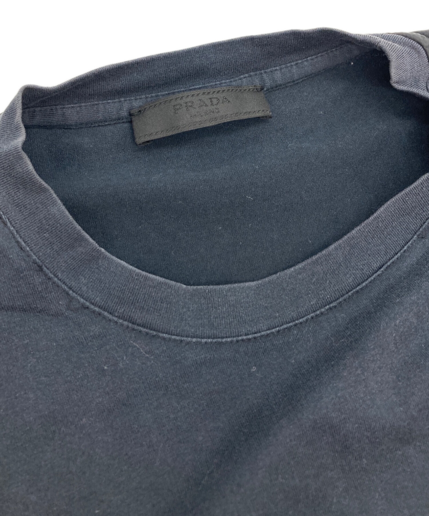 中古・古着通販】PRADA (プラダ) ナイロン切替ポケットTシャツ