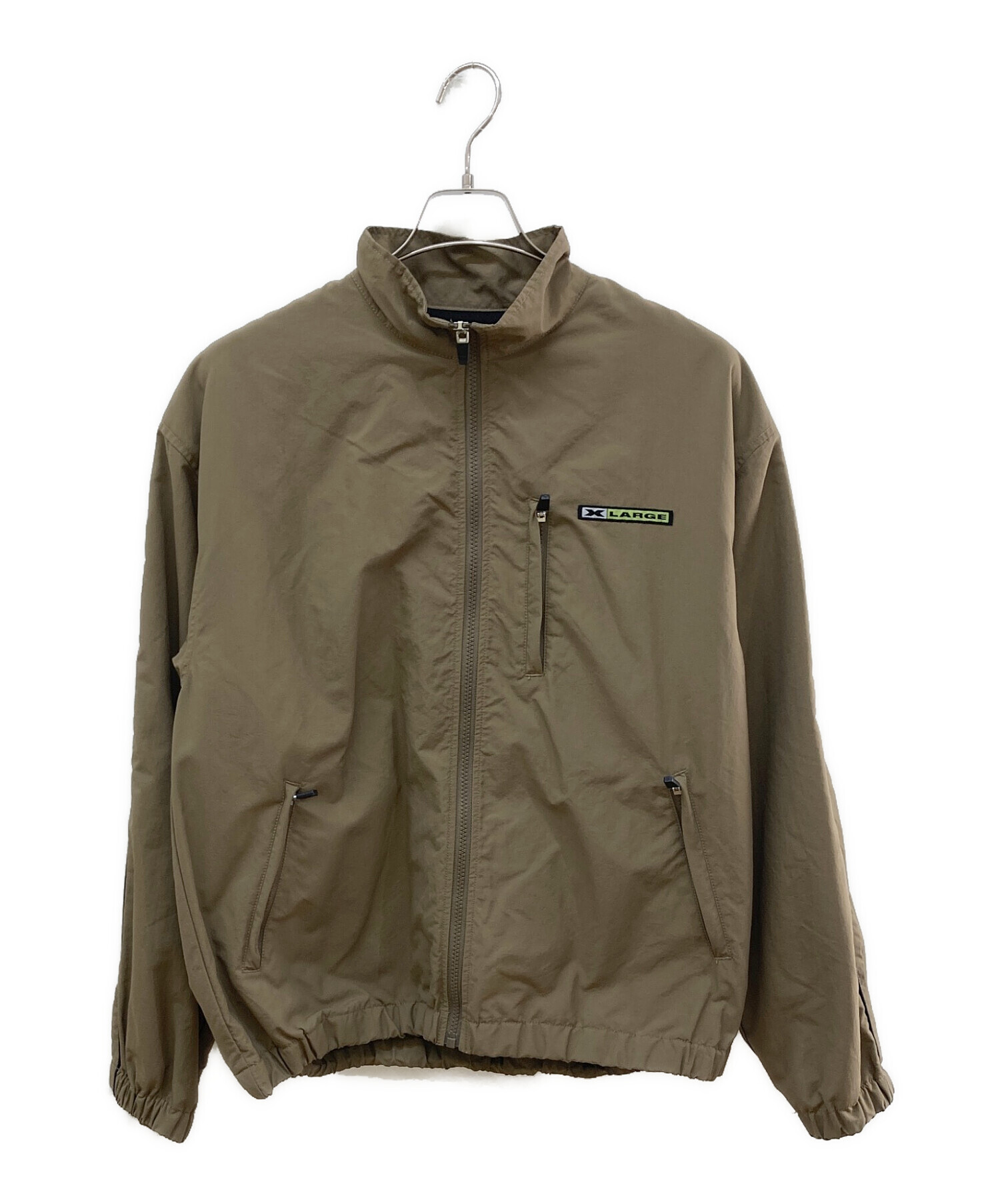  ベージュナイロンジャケット XL 中古・古着通販】X-LARGE (エクストララージ) ナイロンジャケット