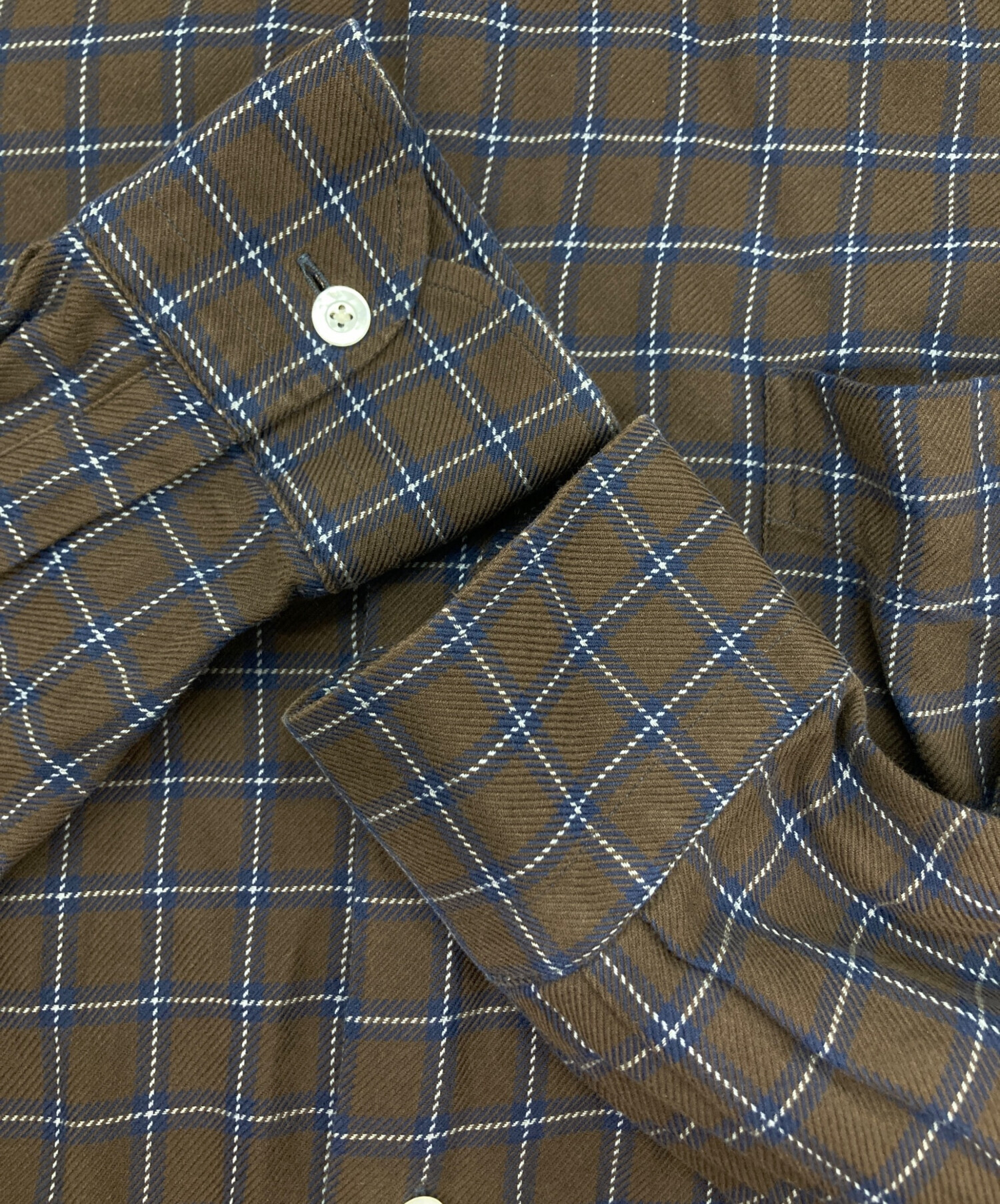 中古・古着通販】HERMES (エルメス) フランネルチェックシャツ