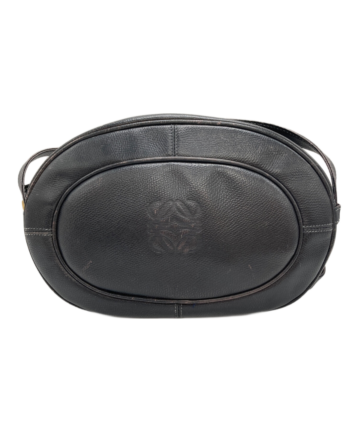 中古・古着通販】LOEWE (ロエベ) アナグラムオーバルレザーショルダー