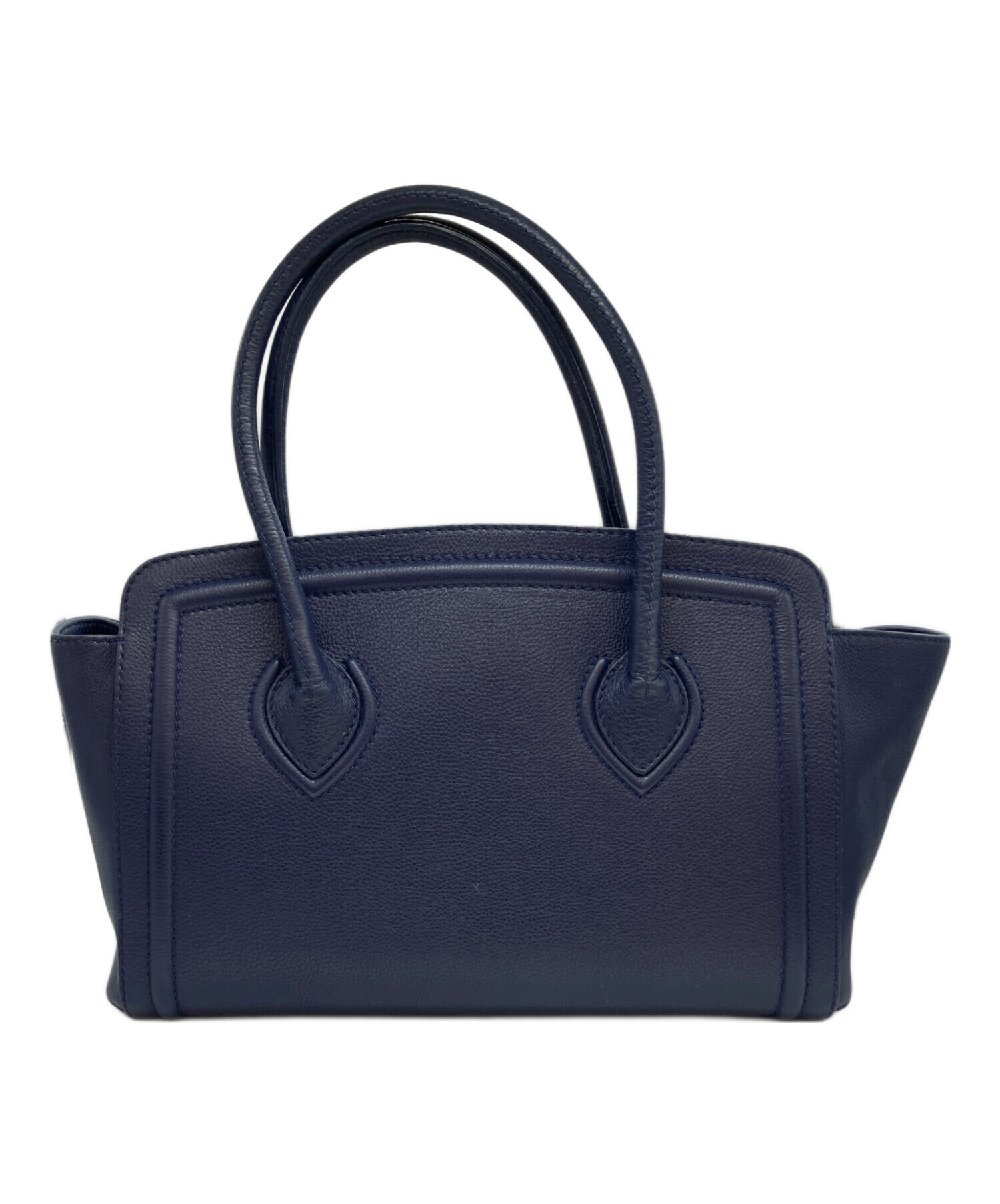 中古・古着通販】FURLA (フルラ) レザートートバッグ ネイビー