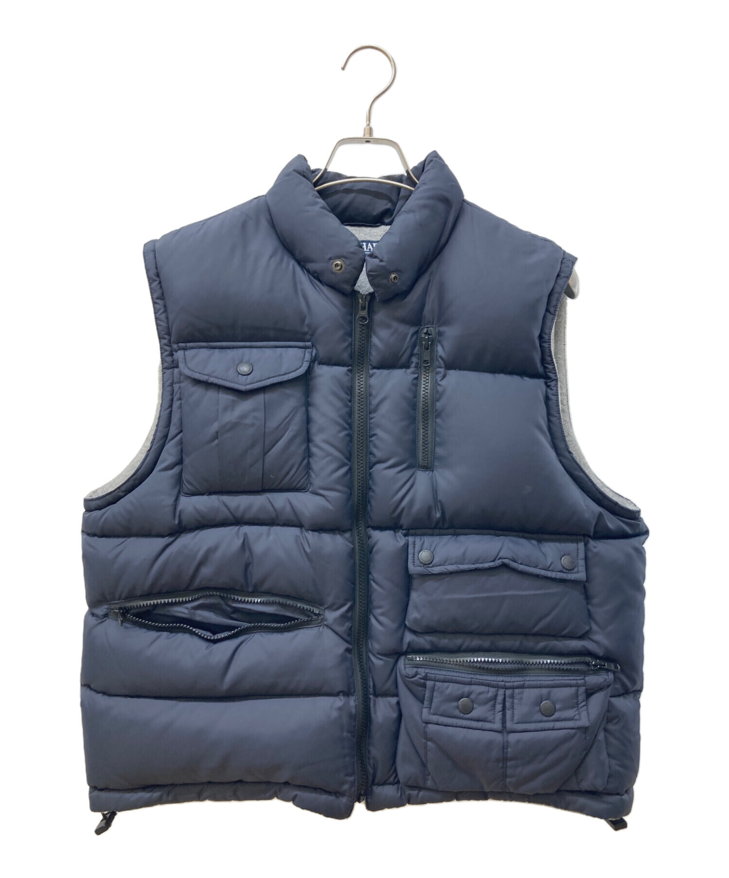 Ralph Lauren CHAPS チャップス ダウンジャケット ネイビー L 90s チャップス ラルフローレン 中綿ダウンナイロンジャケット