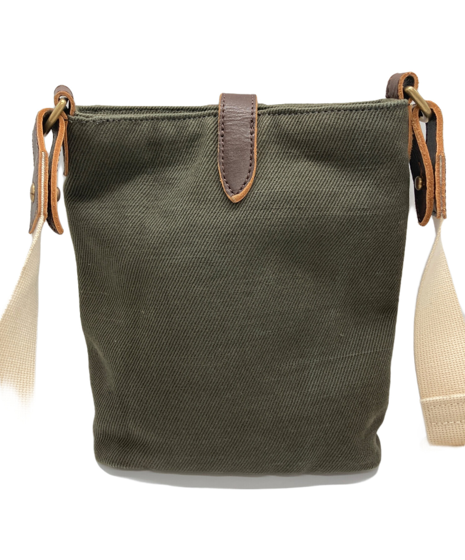 【美品】ヴィヴィアンウエストウッド ショルダーバッグ レザー キャンバス オーブ 中古・古着通販】Vivienne Westwood (ヴィヴィアンウエストウッド