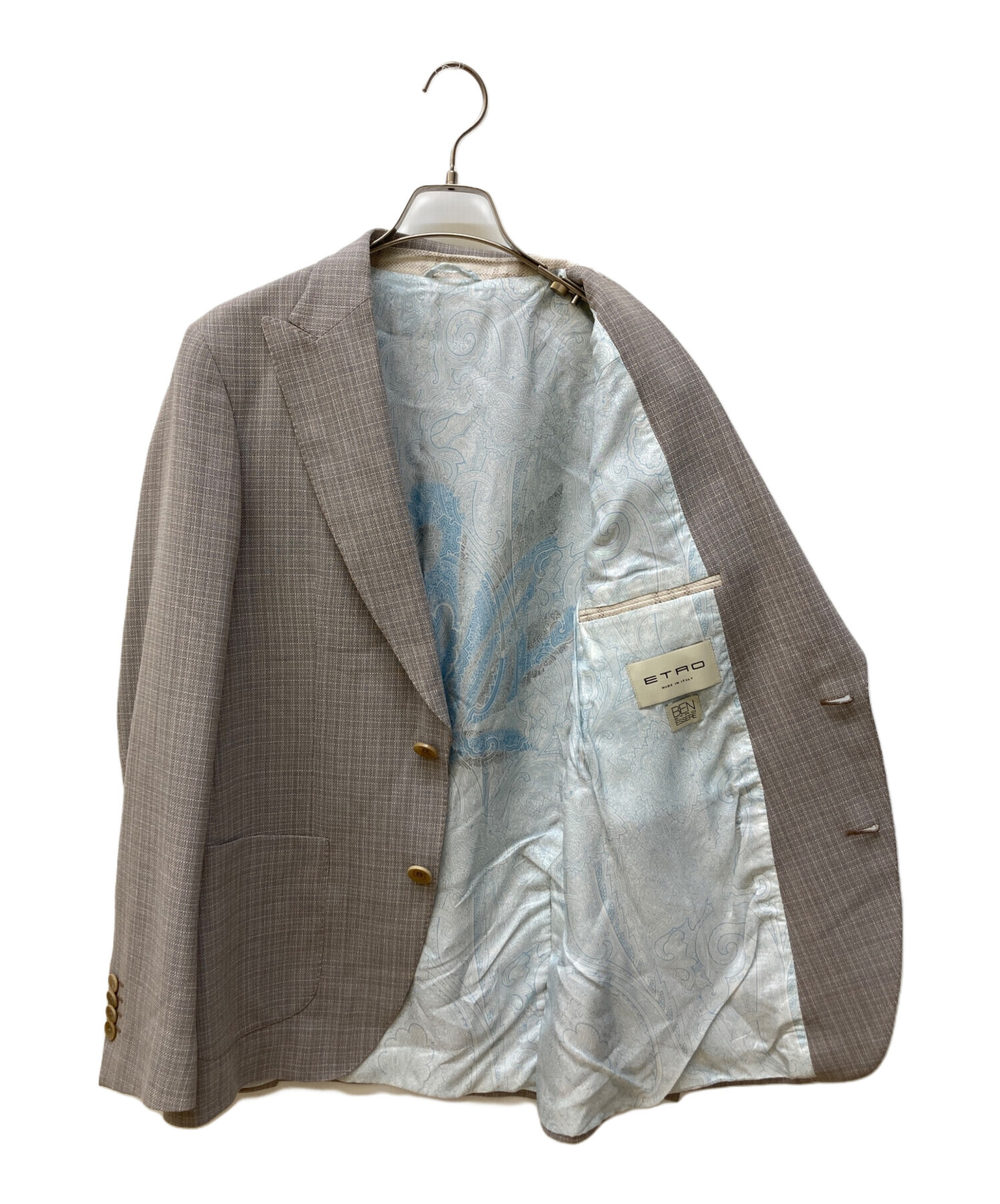 中古・古着通販】ETRO (エトロ) ペイズリーライニング2Bテーラード