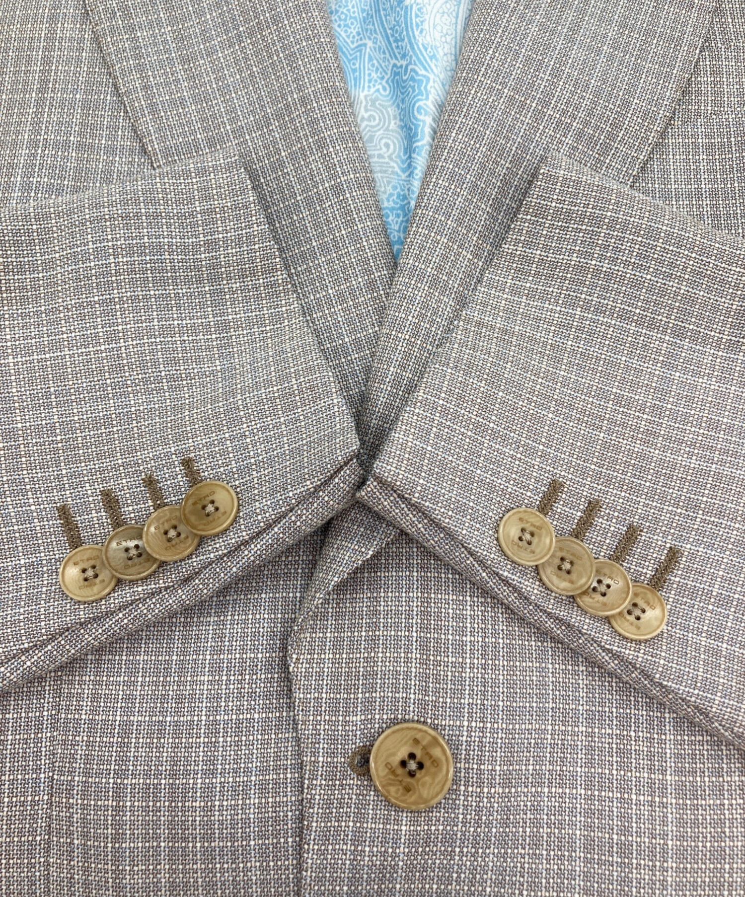 中古・古着通販】ETRO (エトロ) ペイズリーライニング2Bテーラード