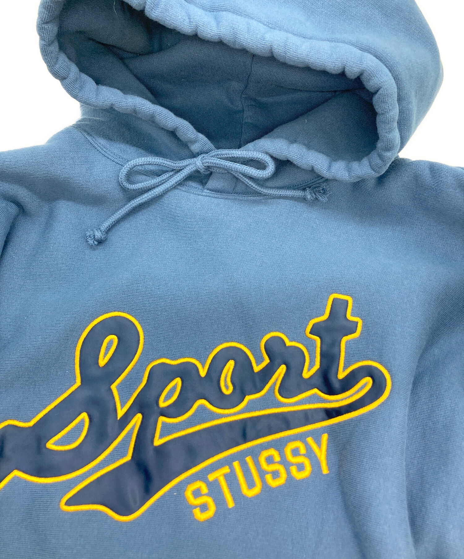 中古・古着通販】stussy (ステューシー) SATIN PATCH HOODIE/スポーツ