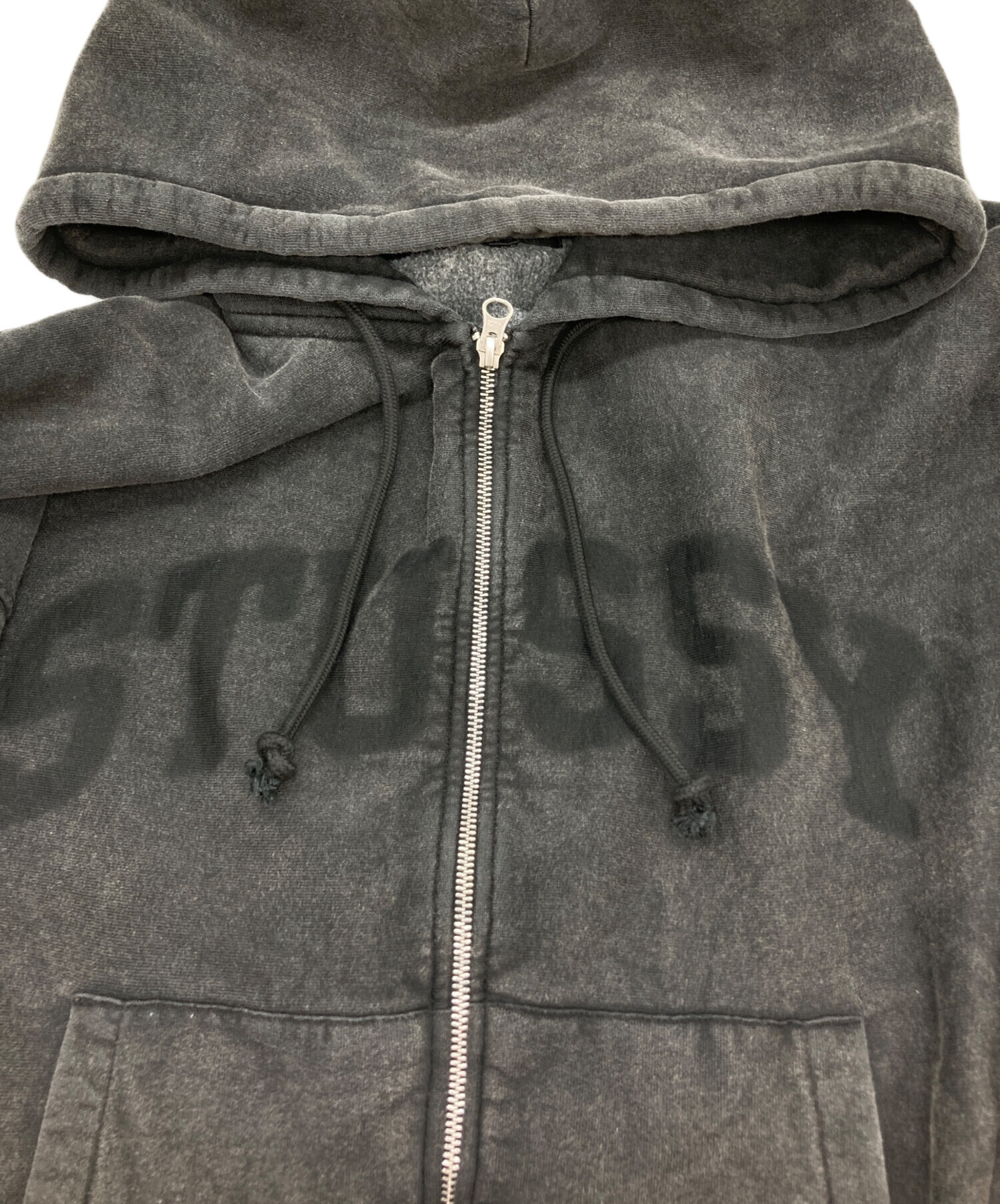 中古・古着通販】stussy (ステューシー) Faded Graphic Zip Hoodie
