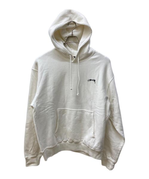 ステューシー　スーパースター パーカー　スウェット　刺繍　USA製 白タグ 中古・古着通販】stussy (ステューシー) ワンポイントロゴプルオーバー
