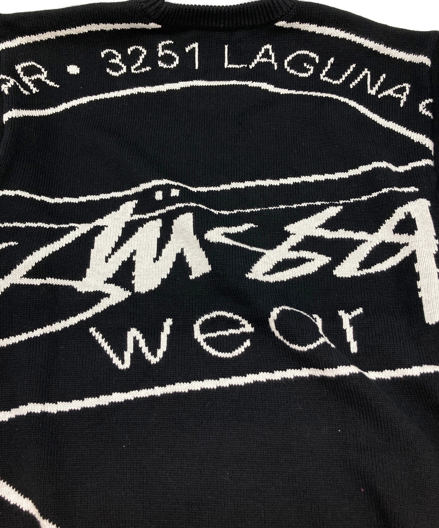 中古・古着通販】stussy (ステューシー) Laguna Icon sweater/バック 