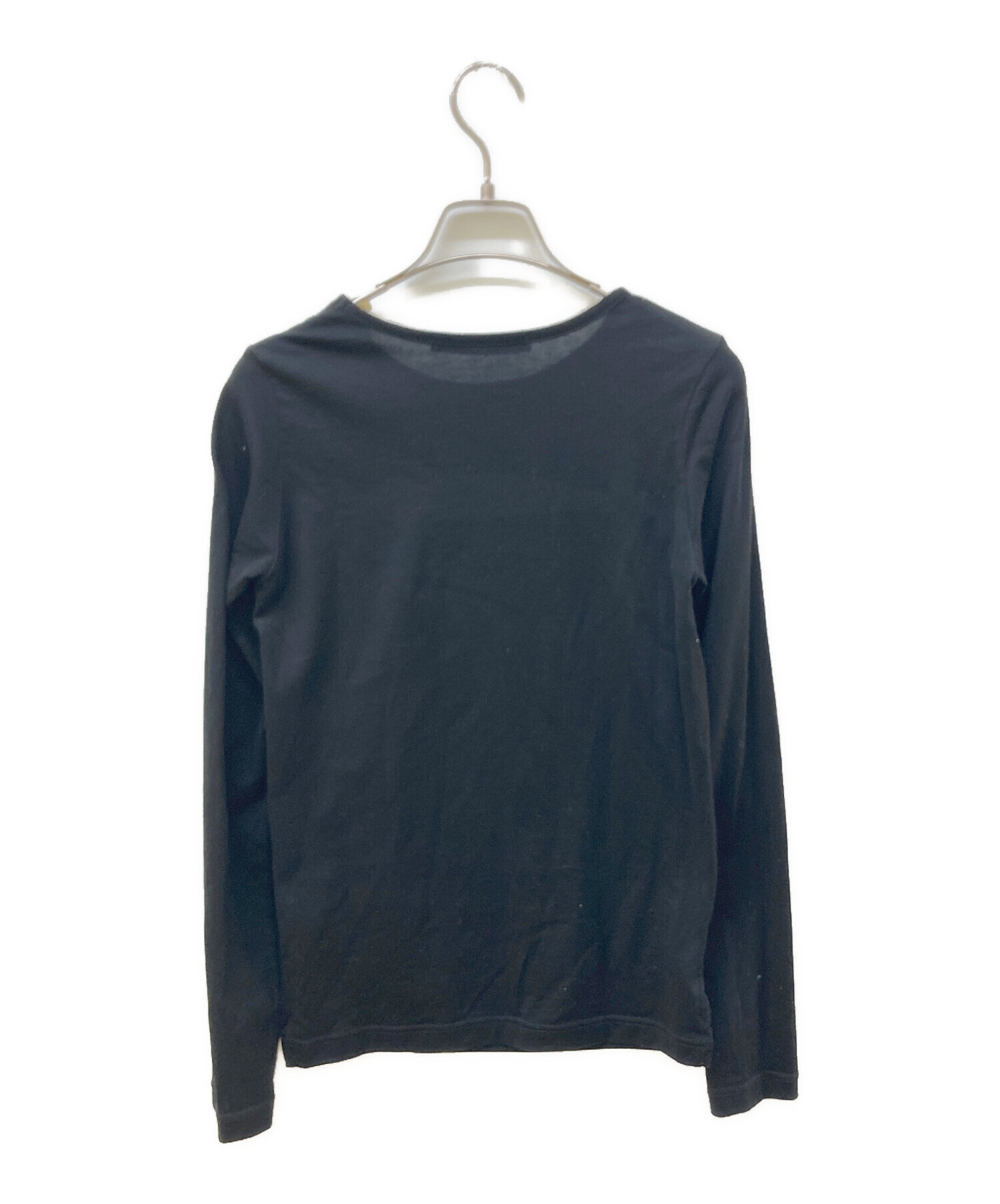 中古・古着通販】LIMI feu (リミフゥ) デザインカットソー ブラック