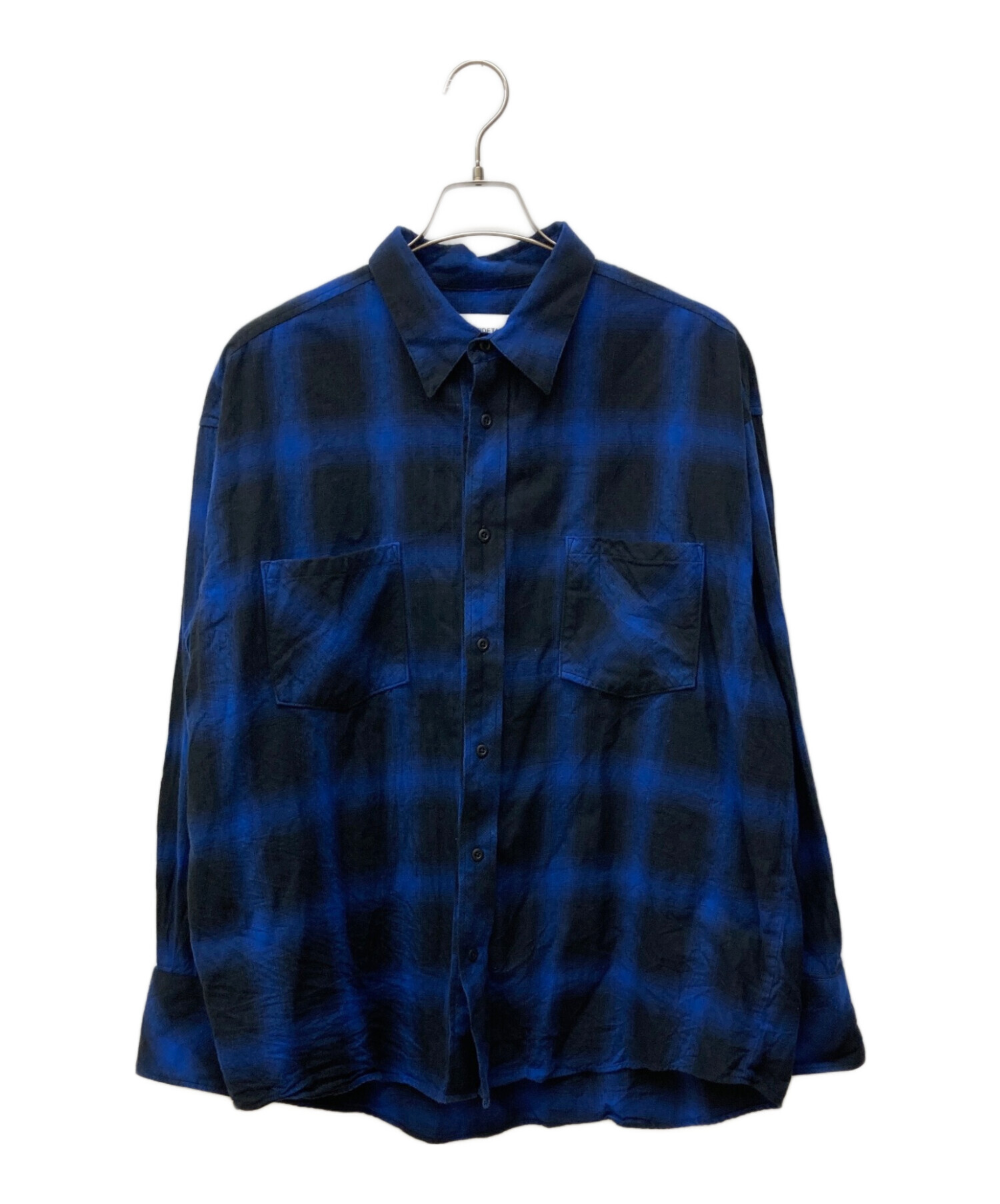 MIYAGI HIDETAKA オンブレチェックシャツ 中古・古着通販】MIYAGIHIDETAKA (ミヤギヒデタカ) オンブレチェック