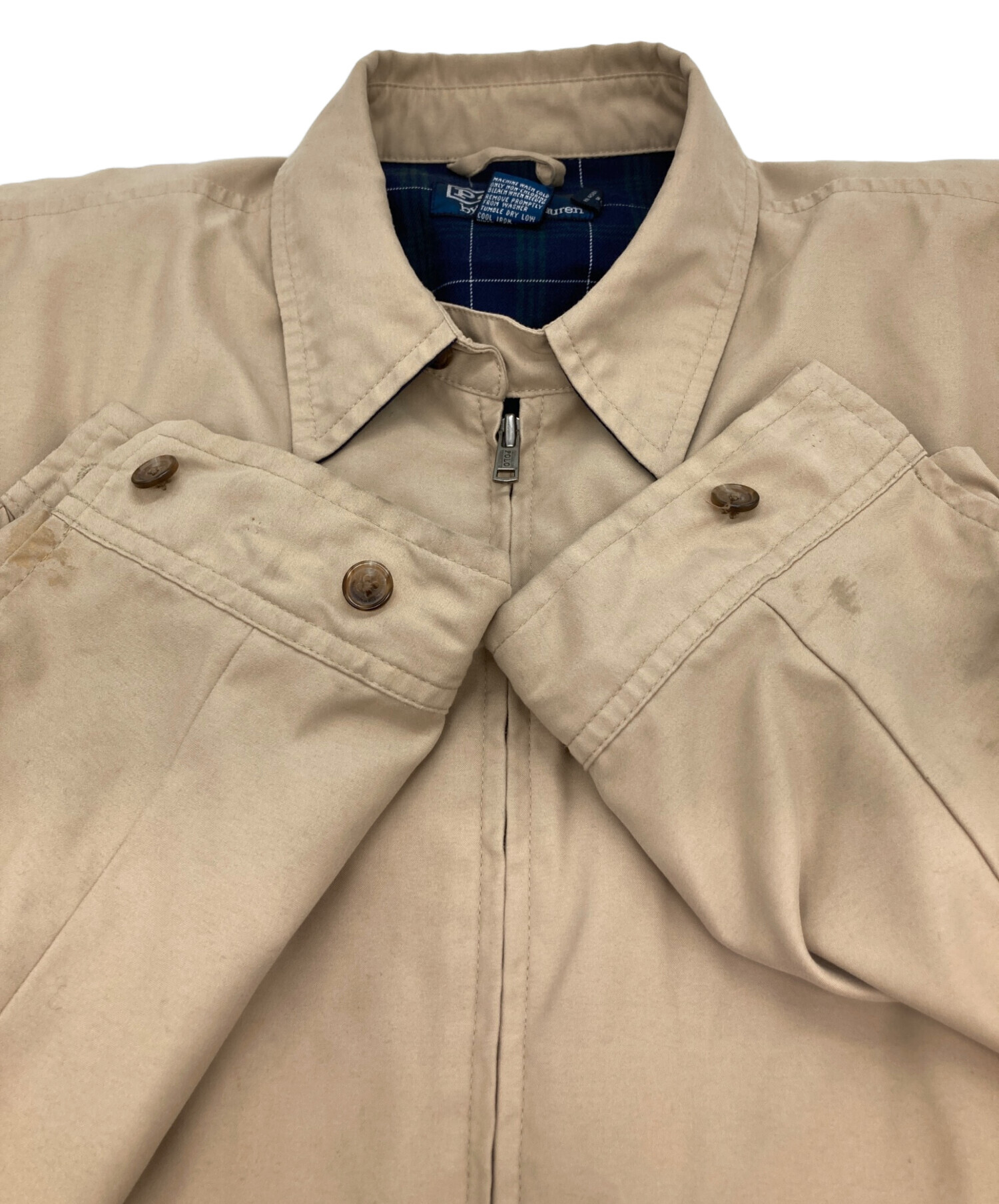 Polo by Ralph Lauren スイングトップ　ベージュ Lサイズ Polo by Ralph Lauren スイングトップ Lサイズ ベージュ USED ポロ