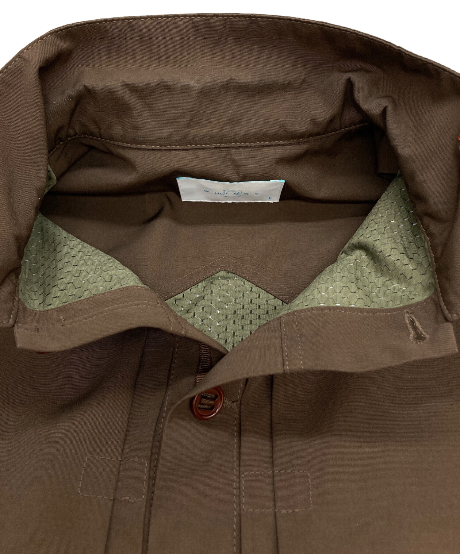 WHIMSY ウィムジー ミリタリーブルゾン メンズ 【古着】【中古】 中古・古着通販】WHIMSY (ウィムジー) トラッカージャケット ブラウン