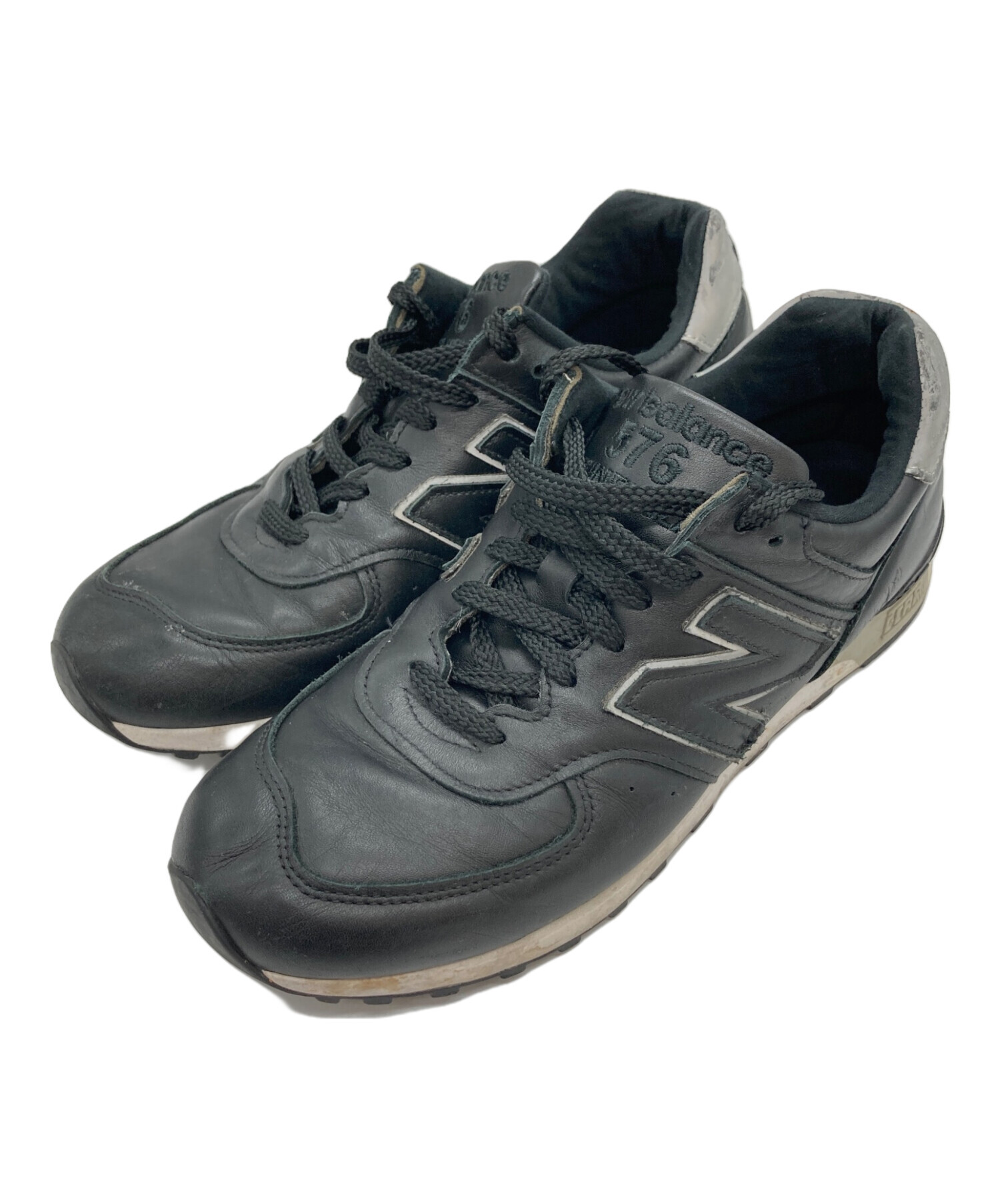 中古・古着通販】NEW BALANCE (ニューバランス) レザースニーカー