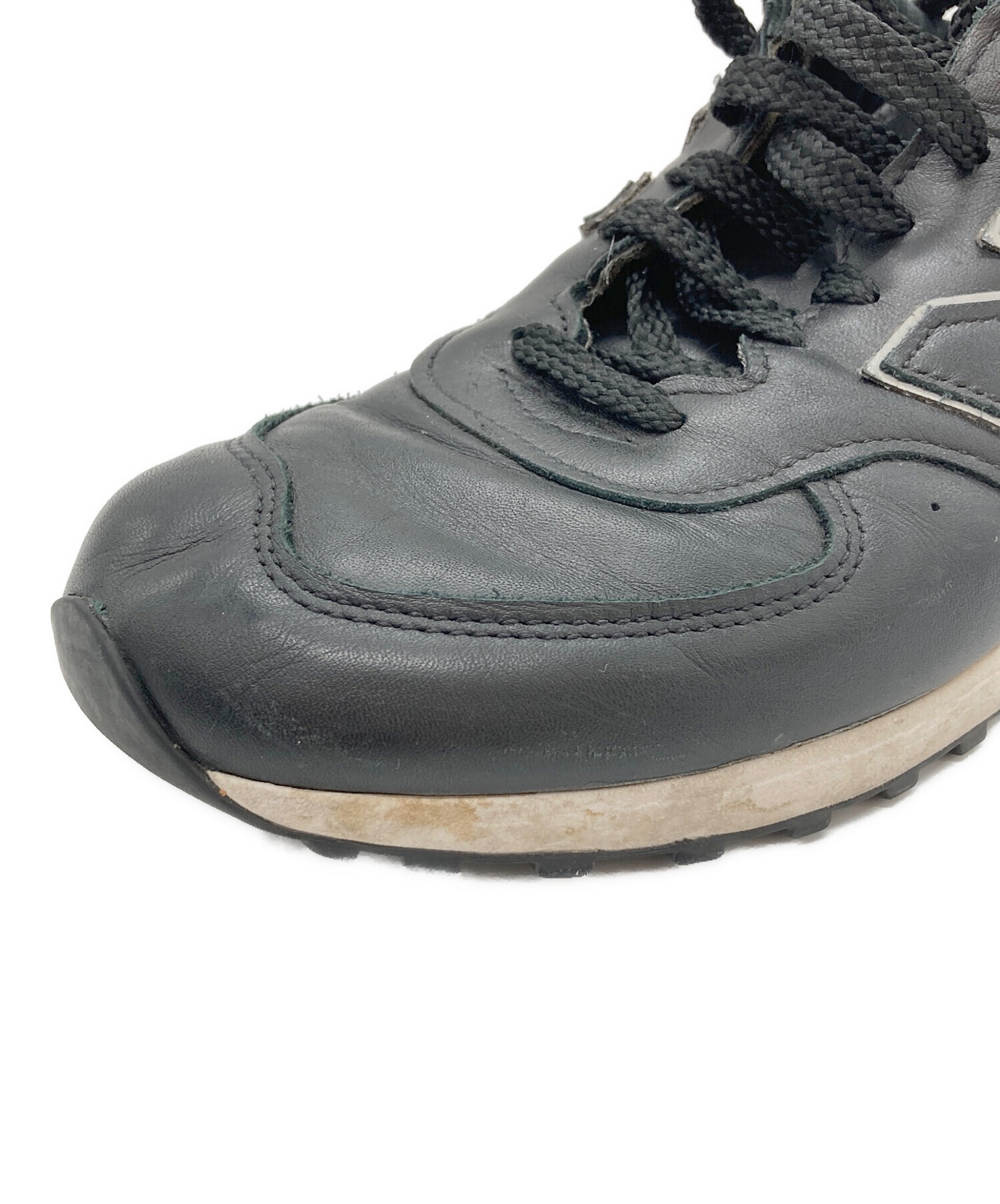 中古・古着通販】NEW BALANCE (ニューバランス) レザースニーカー