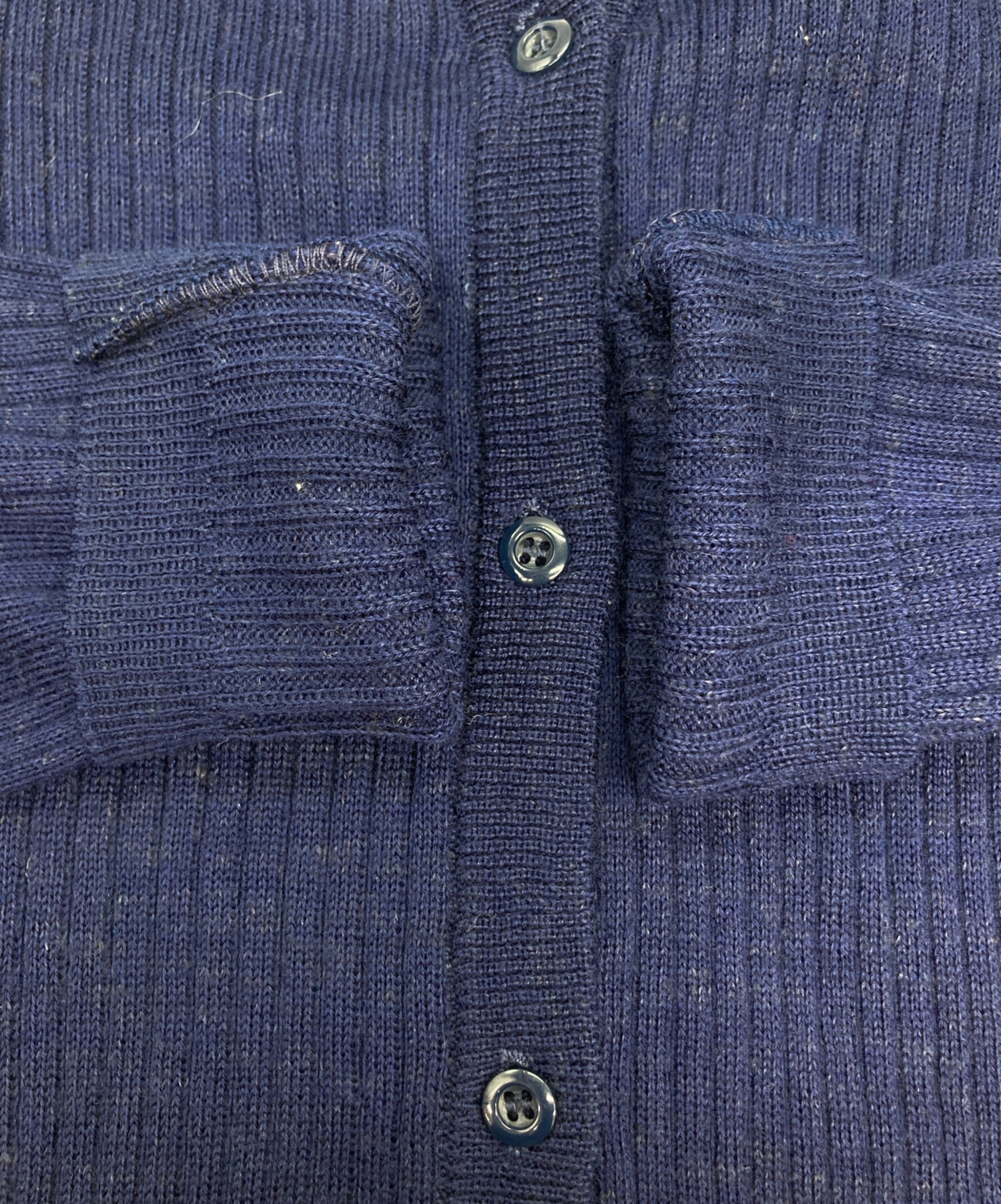 中古・古着通販】courreges (クレージュ) ロゴ刺繍リブ編み