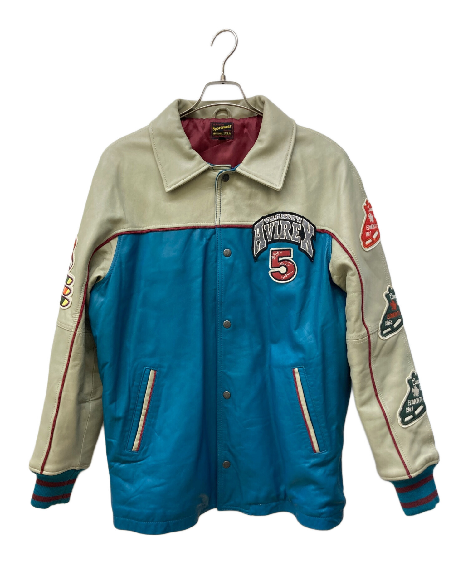 中古・古着通販】AVIREX (アヴィレックス) ラムレザージャケット