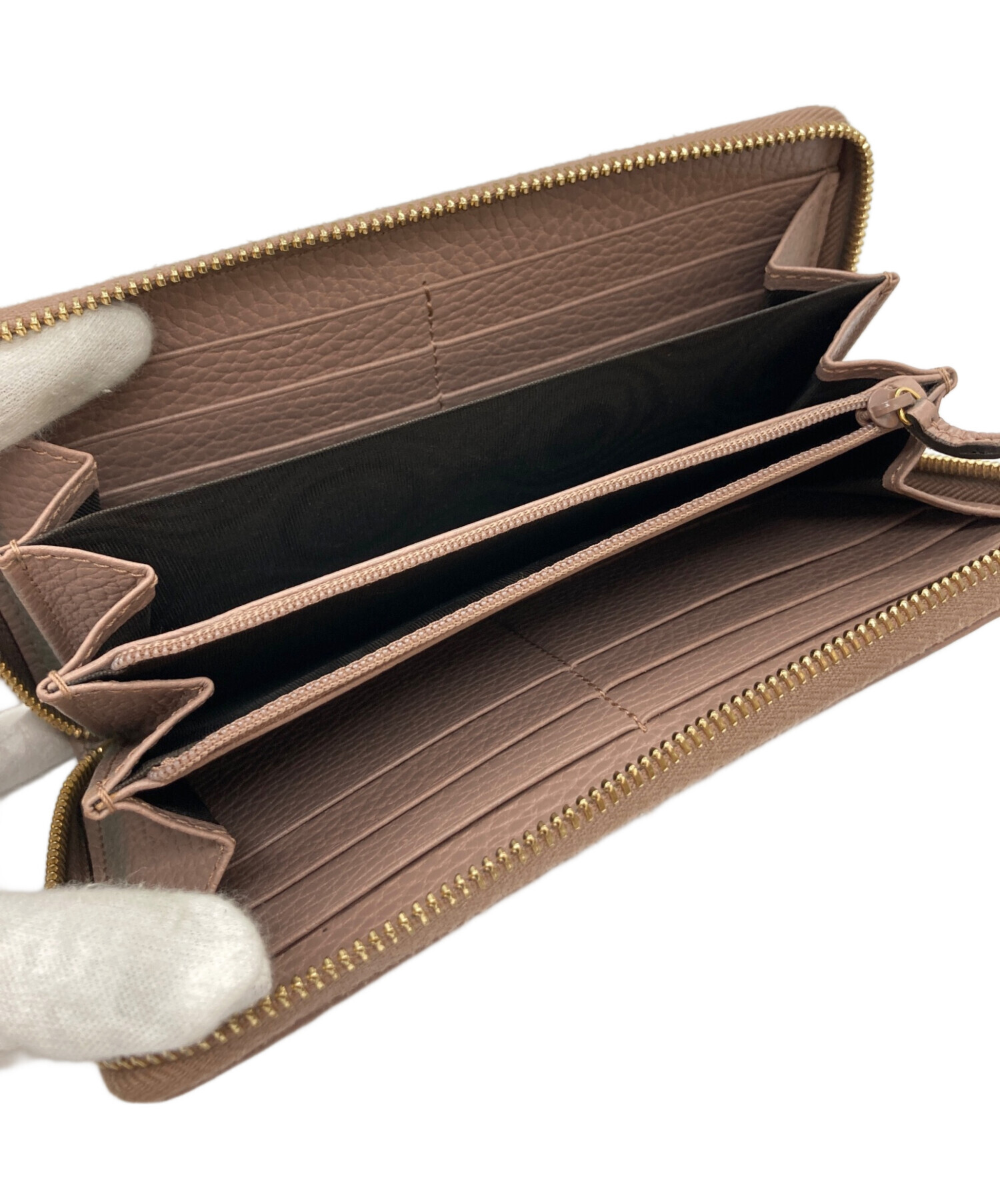 中古・古着通販】GUCCI (グッチ) ダブルG ジップアラウンドウォレット