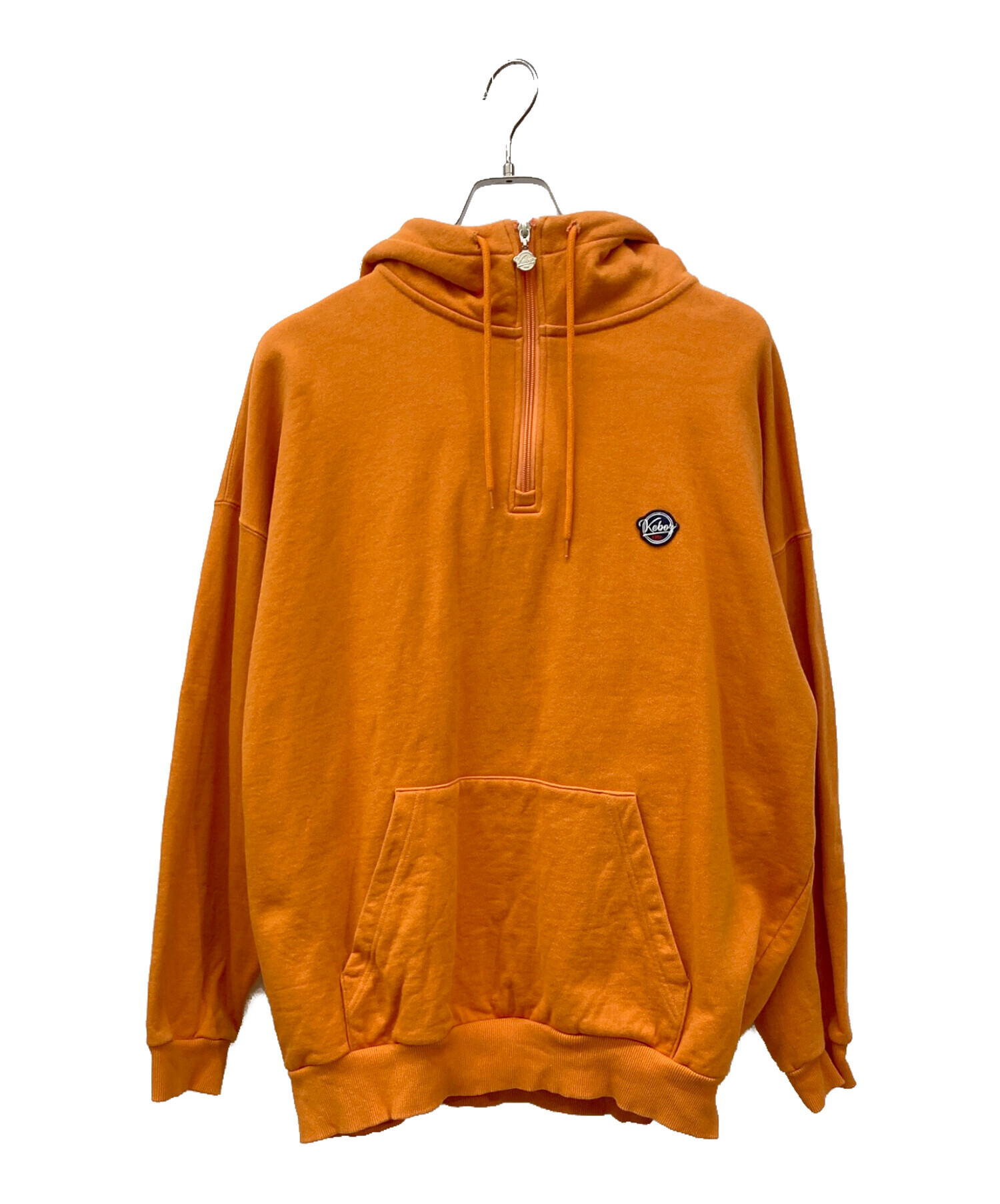 中古・古着通販】KEBOZ (ケボズ) ハーフジップパーカー オレンジ