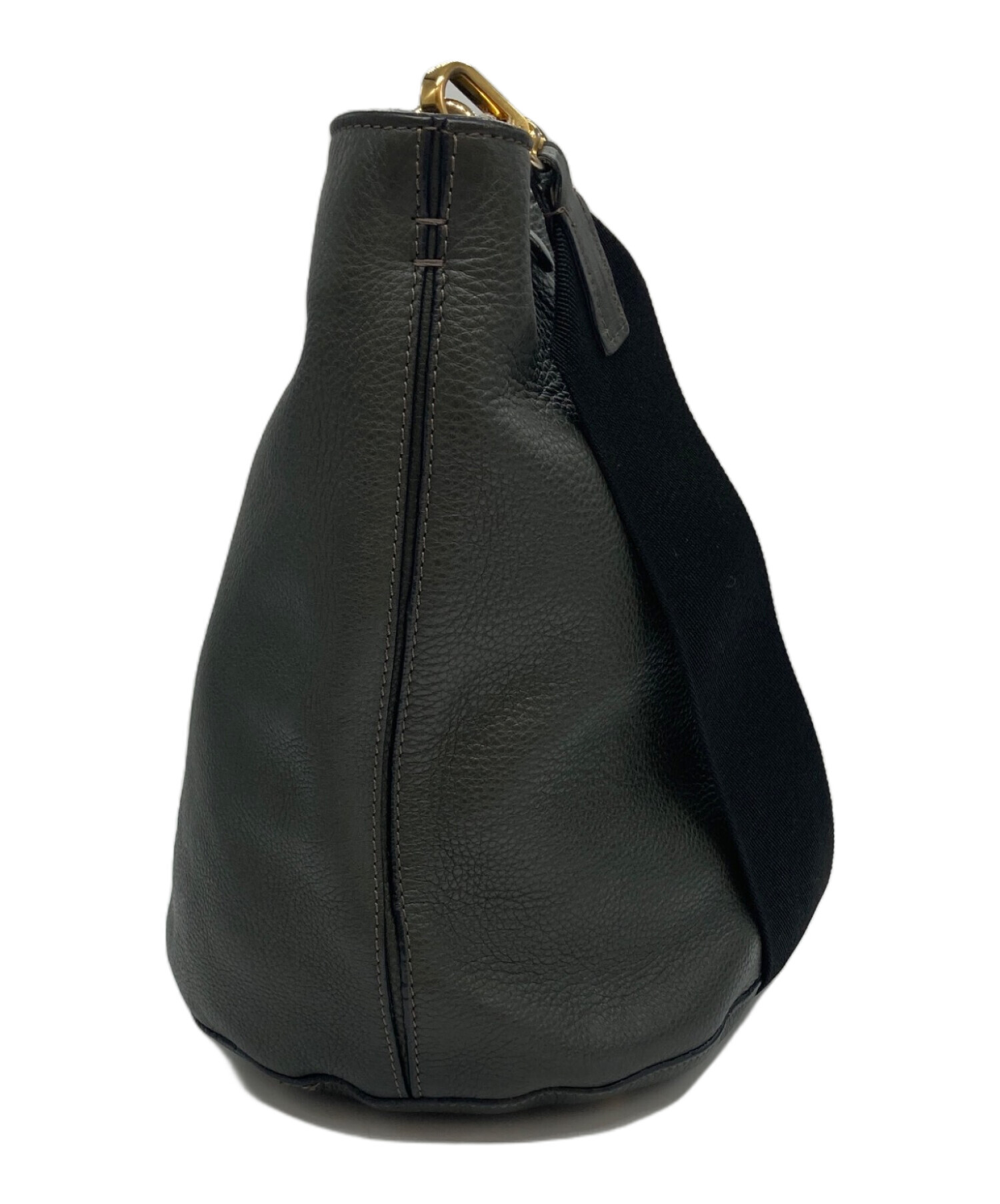 中古・古着通販】MARNI (マルニ) バケツ型ショルダーバッグ カーキ