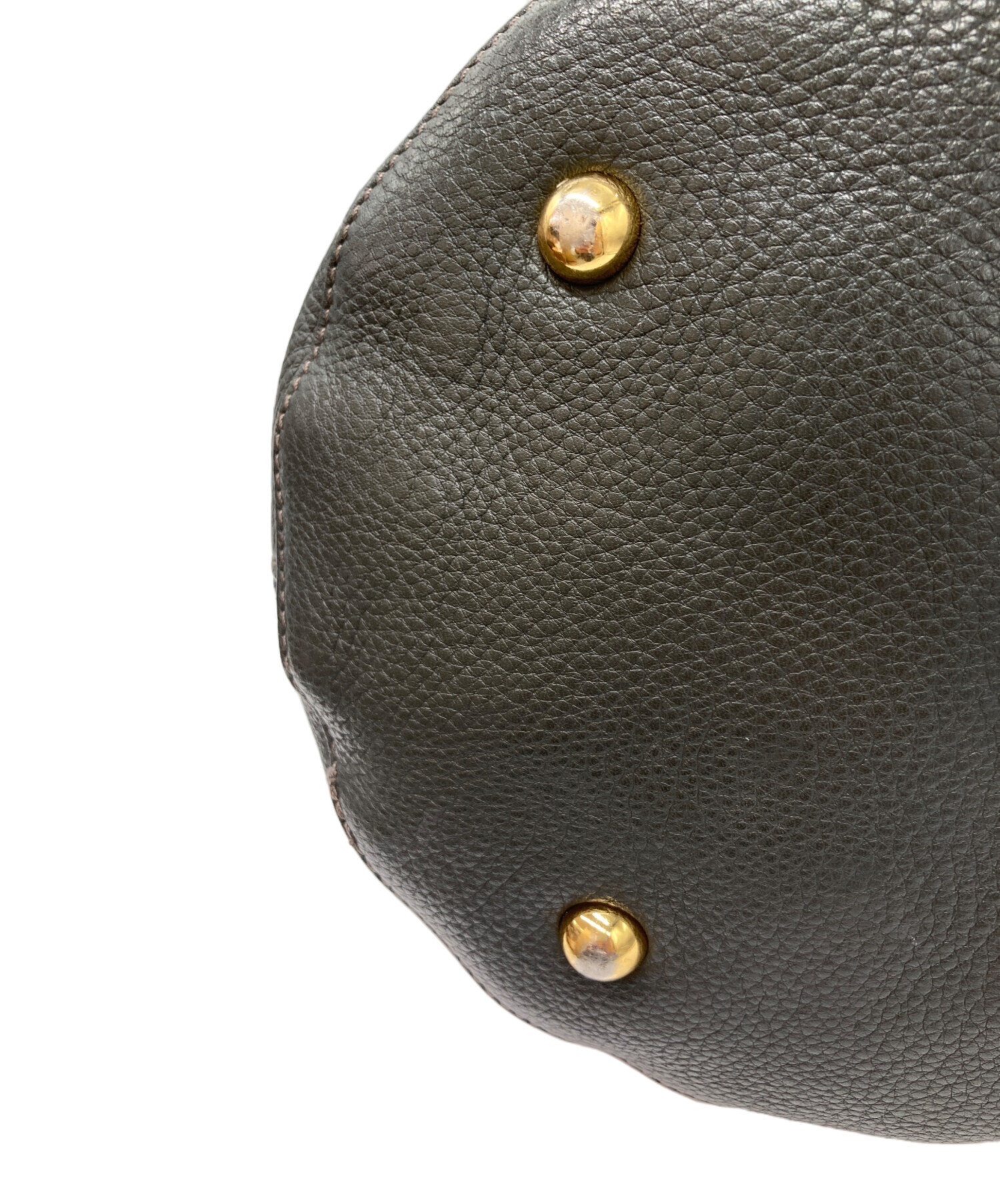 中古・古着通販】MARNI (マルニ) バケツ型ショルダーバッグ カーキ