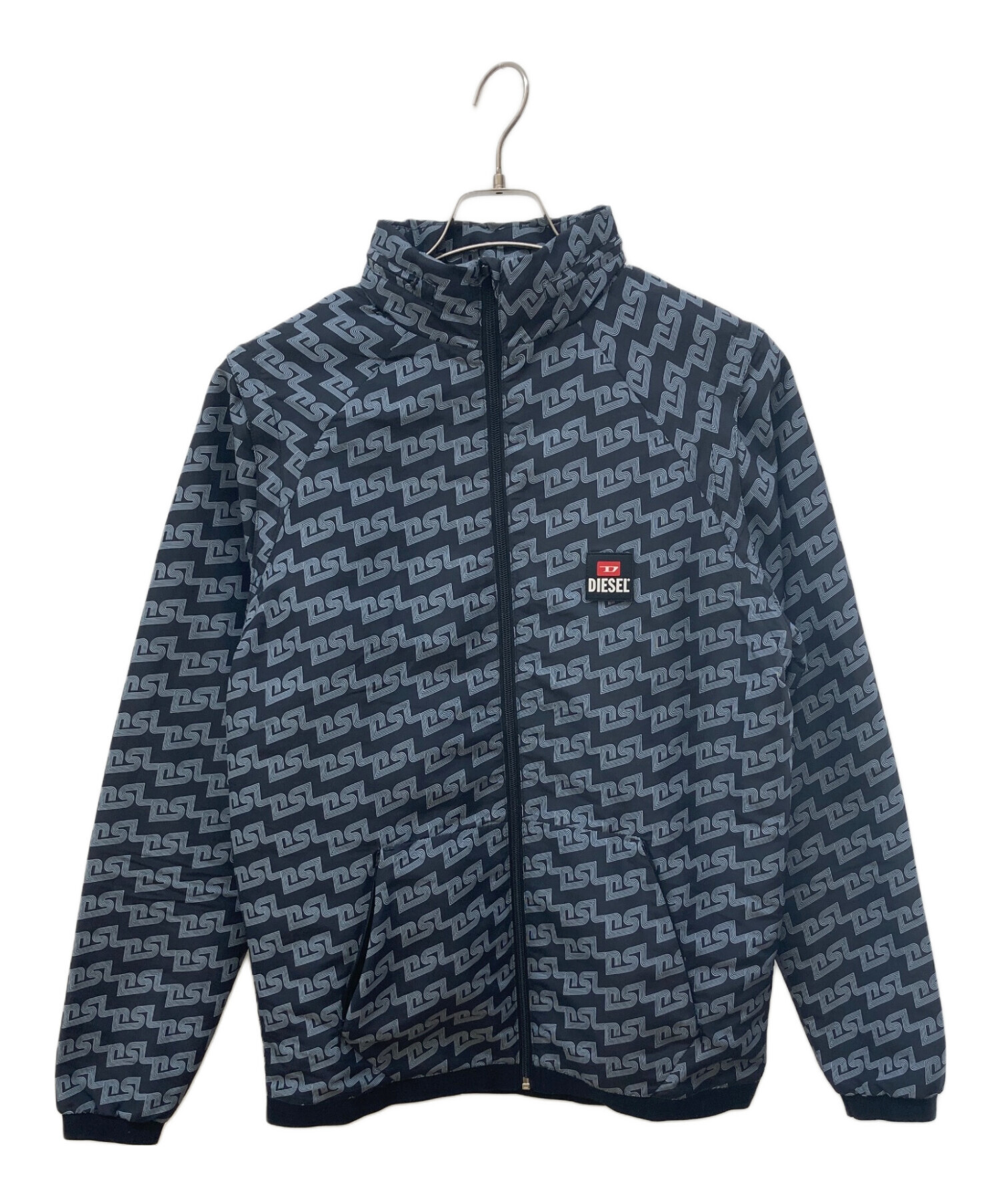 中古・古着通販】DIESEL (ディーゼル) ナイロンジャケット ブラック