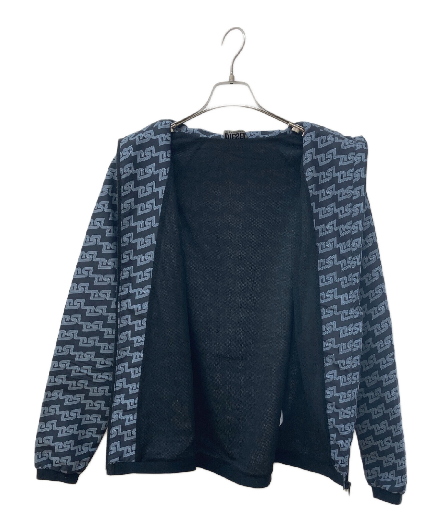 【未使用品】【タグ付き】DIESEL ナイロンジャケット サイズXXL 中古・古着通販】DIESEL (ディーゼル) ナイロンジャケット ブラック