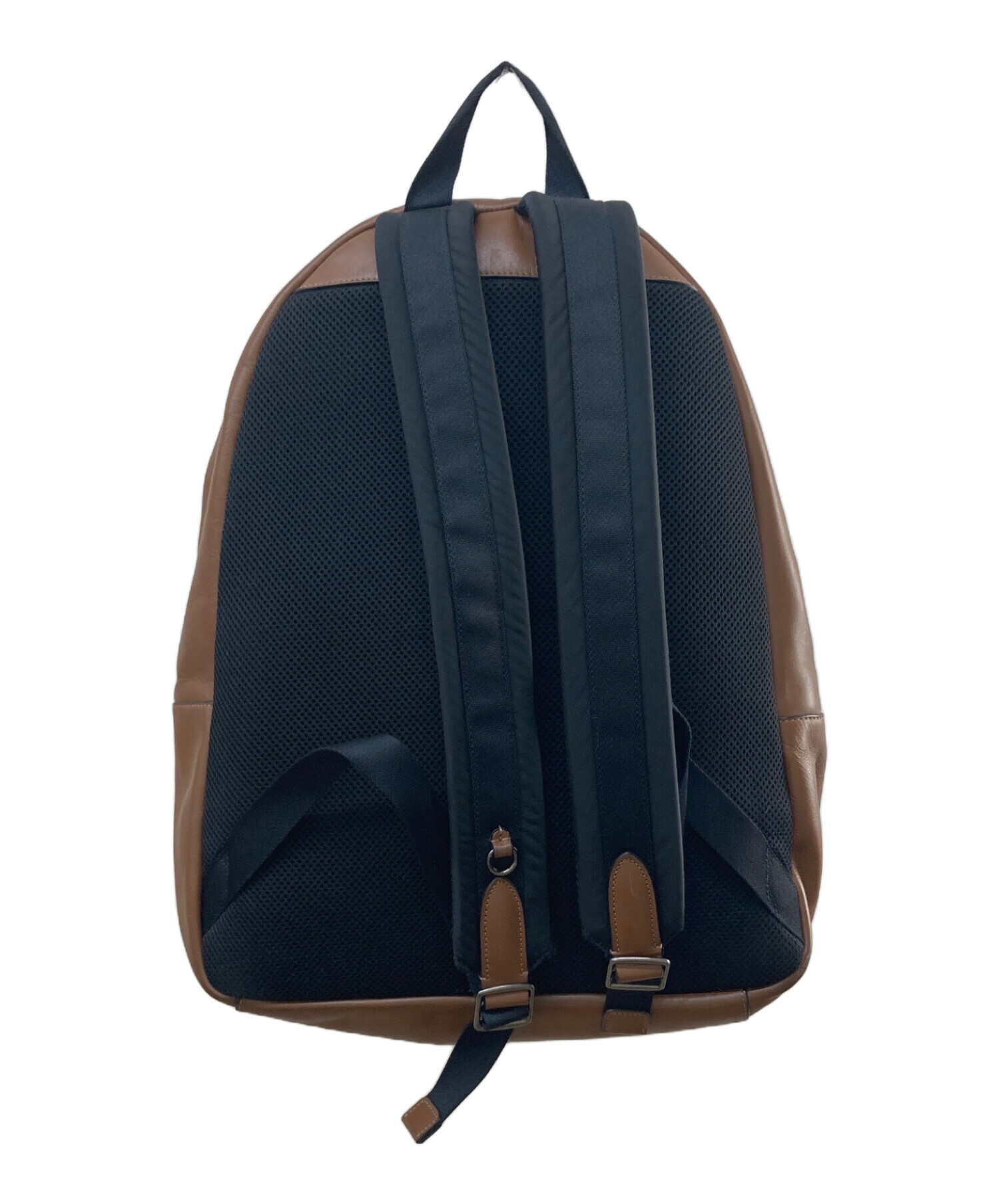 COACH美品レザーリュック 中古・古着通販】COACH (コーチ) レザー切替リュック ブラウン